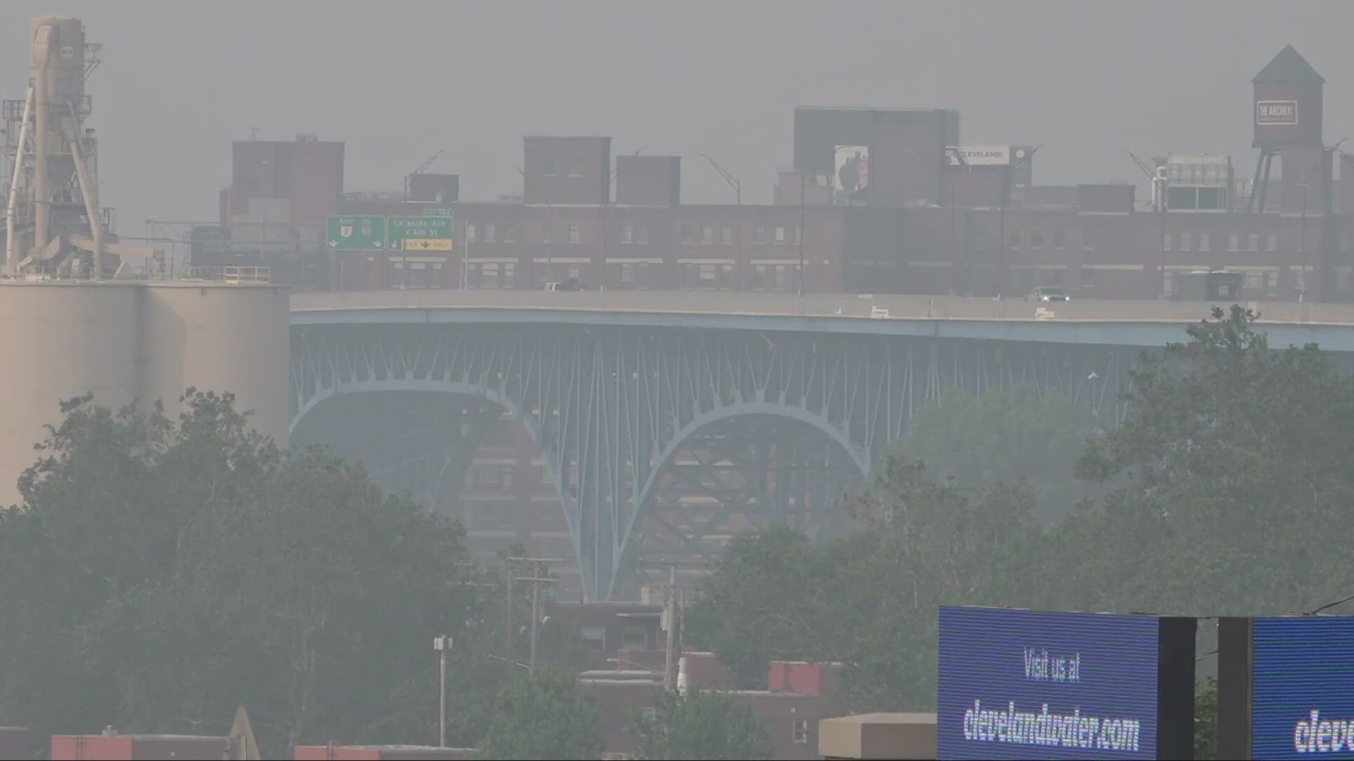 Officials are suggesting you limit your time outdoors during the Air Quality Alert.