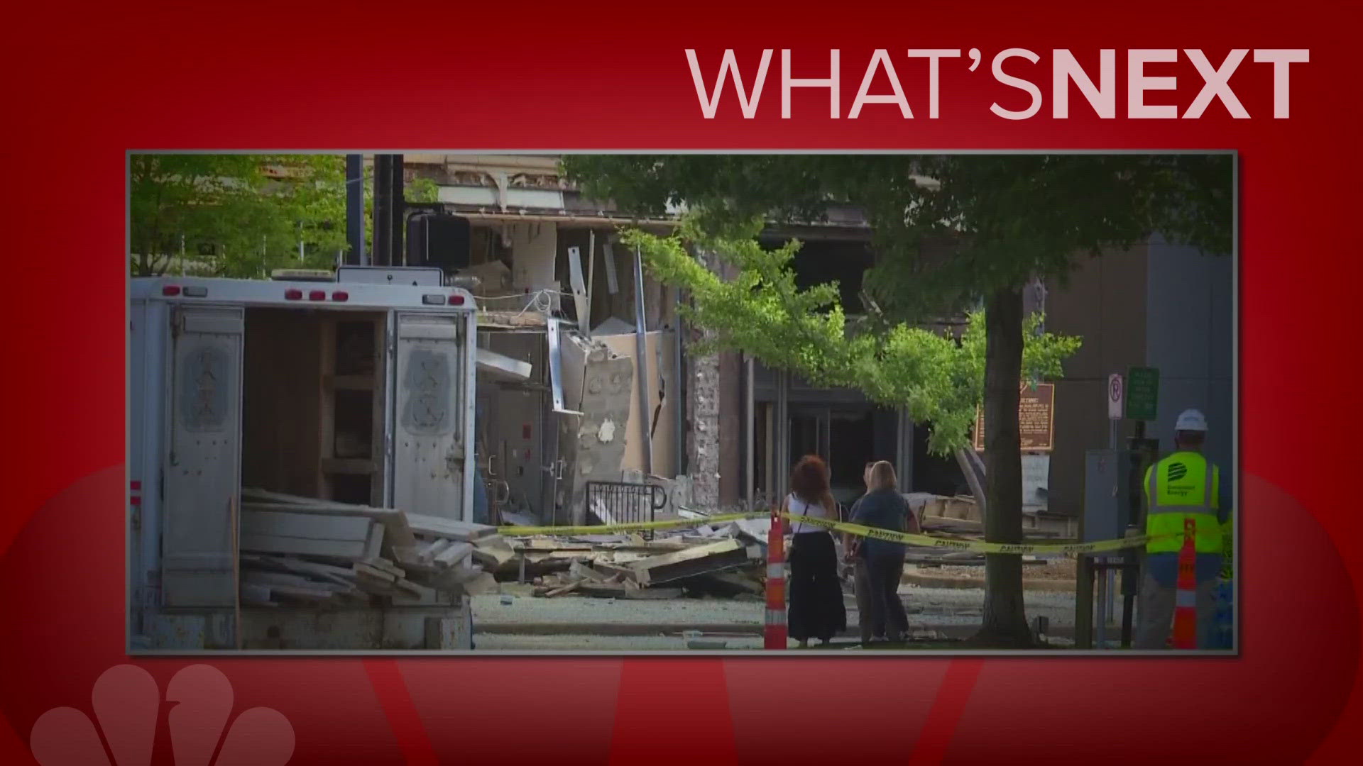 Crews respond to natural gas explosion at Chase Bank building in ...