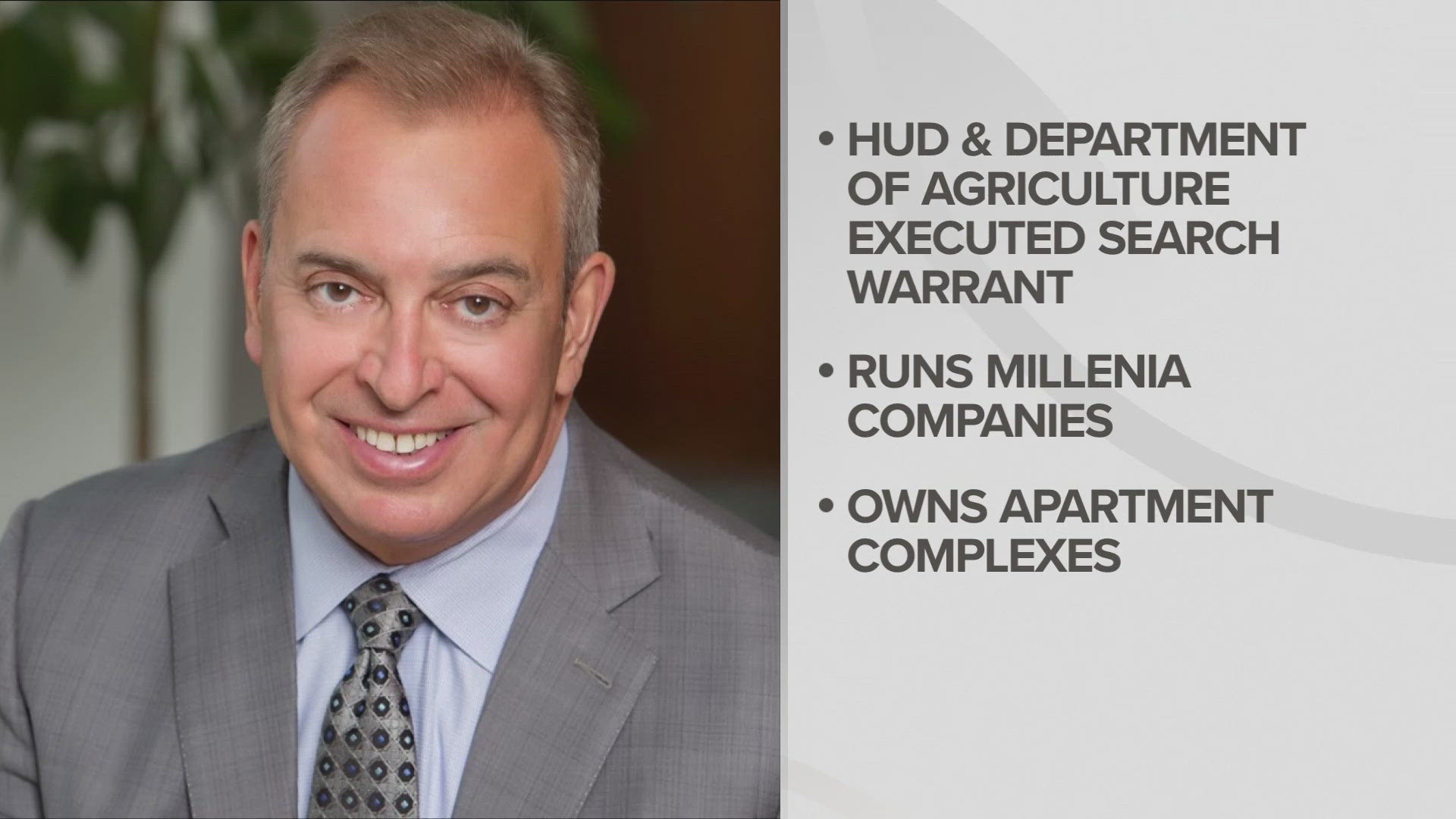 According to the law firm representing Sinito, members of the U.S. Department of Agriculture and U.S. Department of Housing and Urban Development conducted the raid.