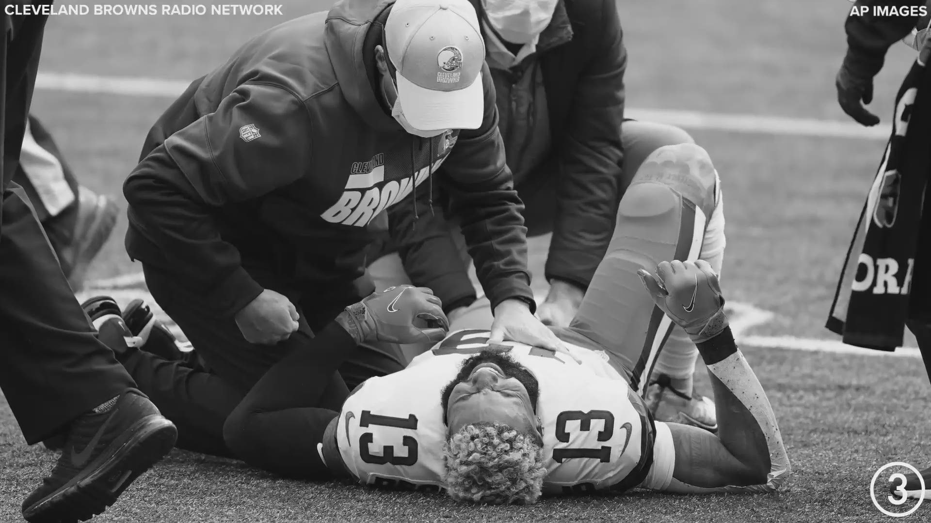 Done for the season!  Odell's teammates react to the news of his torn ACL.