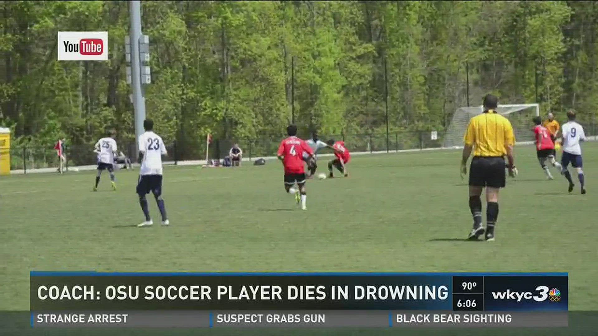 Coach: OSU Soccer player dies in drowning
