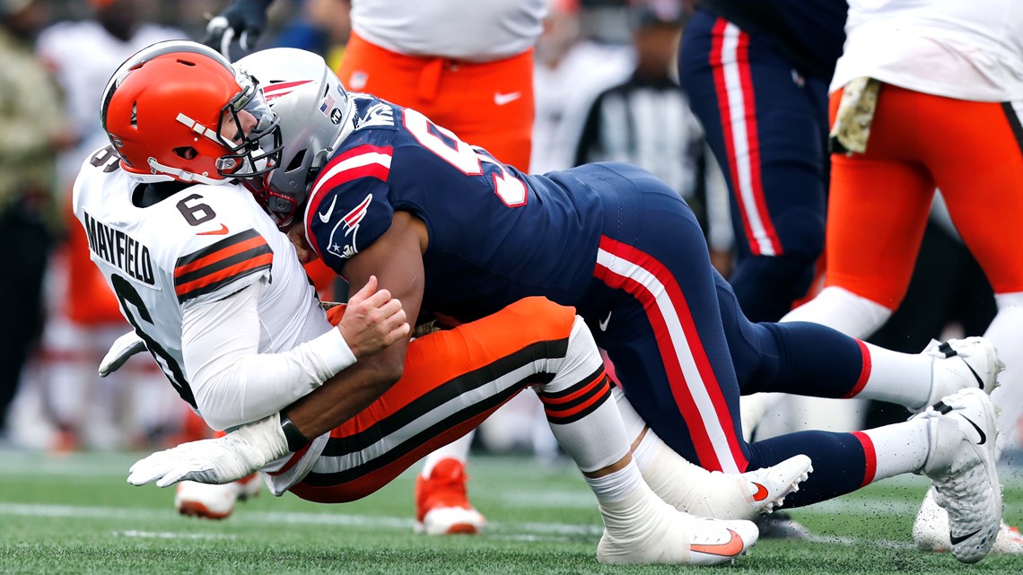 Lacking run put Browns' 'backs to the wall' in loss to Pats