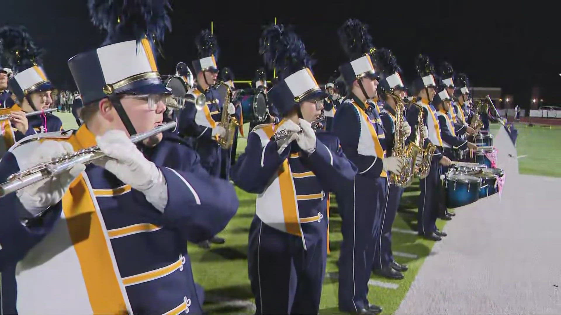 Here's one of the highlights featuring the Tallmadge High School marching band on Friday Football Fever.