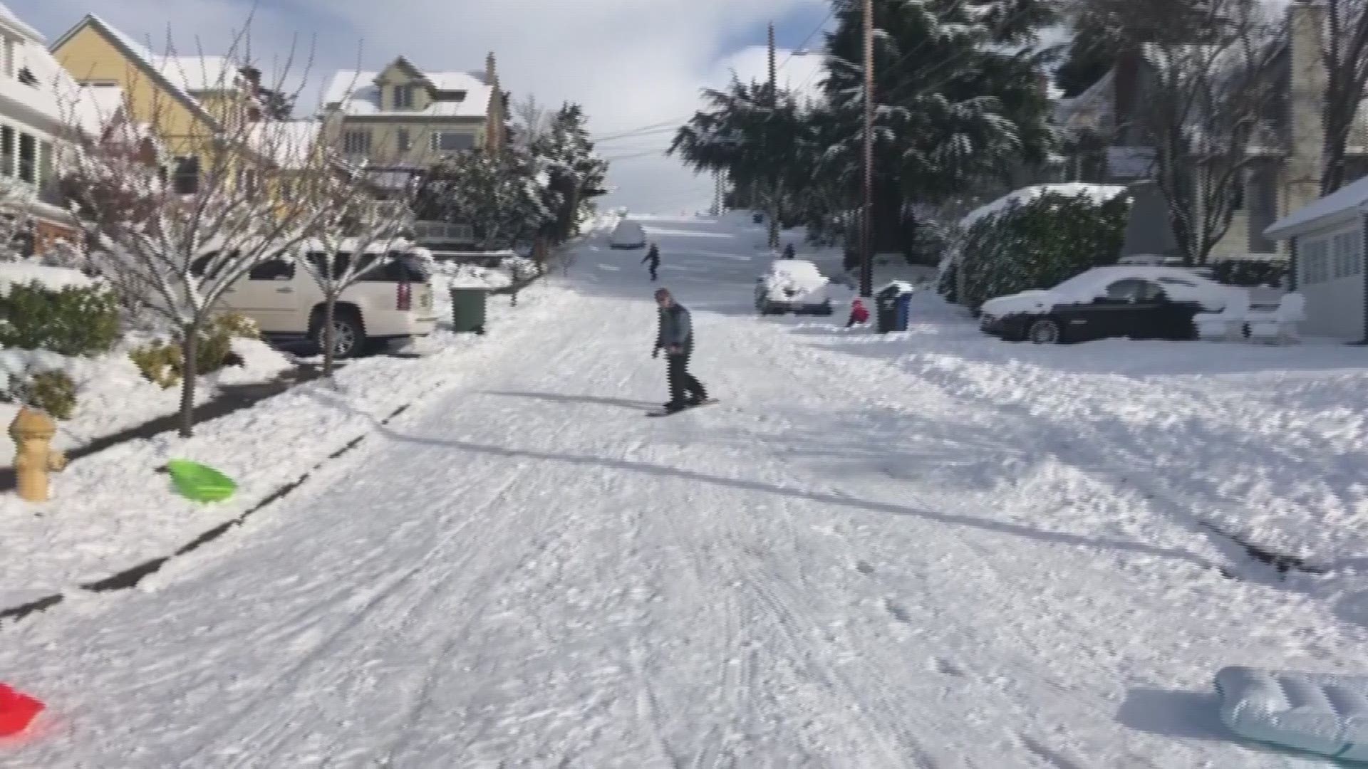 Snow-socked residents of the Pacific Northwest are finding themselves digging out yet again after a fresh round of storms, with an additional punch to come early this week.