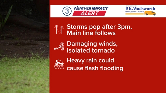 Weather Impact Alert: Severe storms possible for Northeast Ohio ...