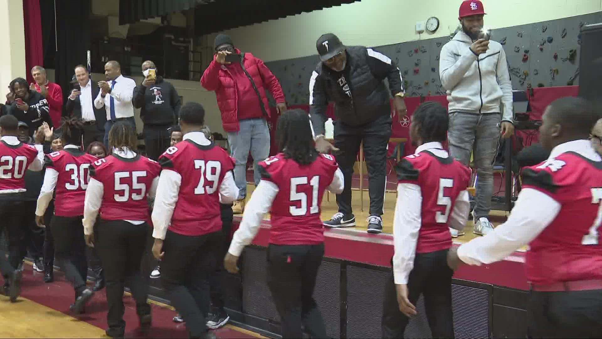 The City of Cleveland has announced a parade for the Glenville High School football team following its first-ever state championship.