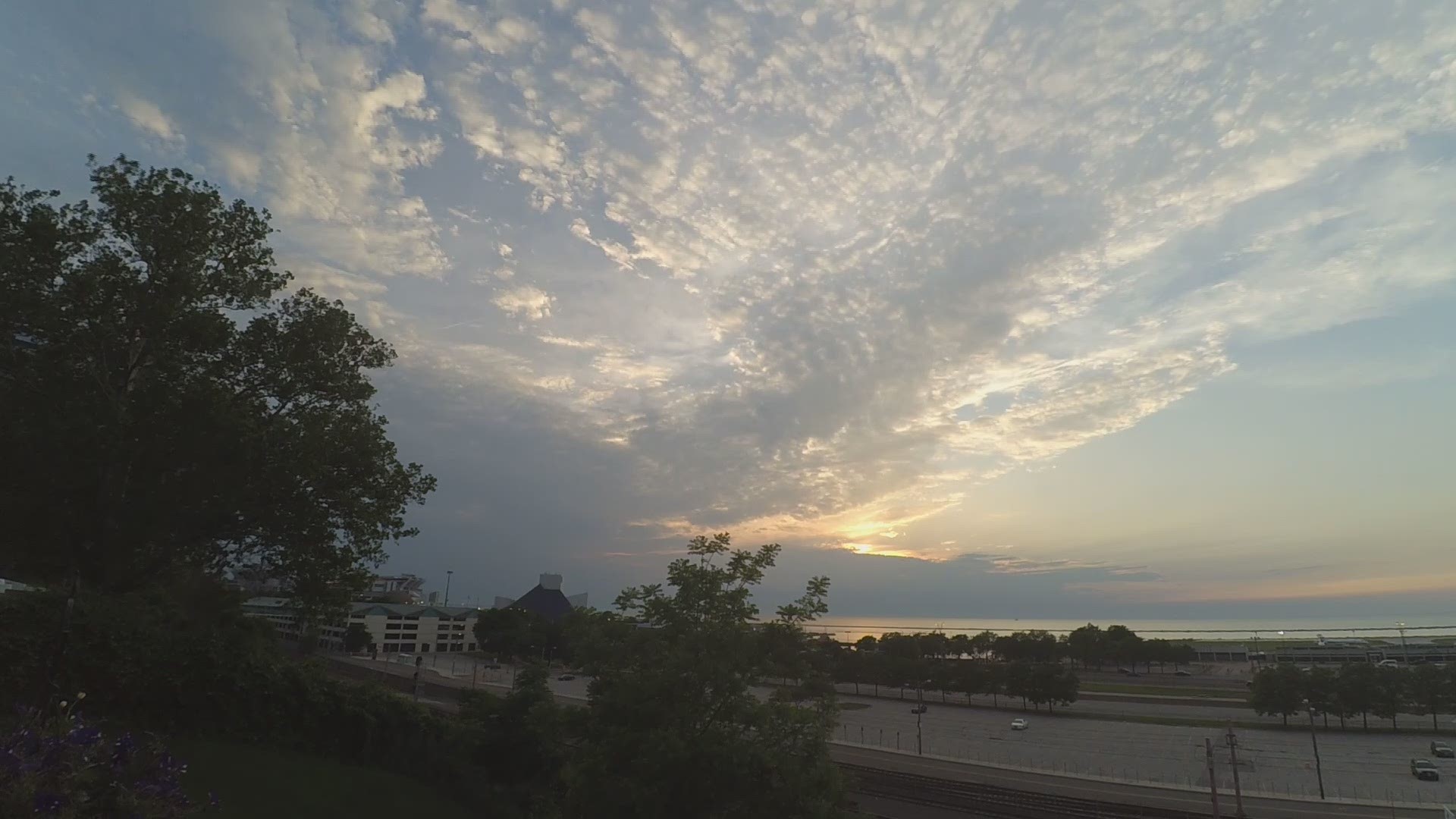 Enjoy our Friday evening time lapse #3weather