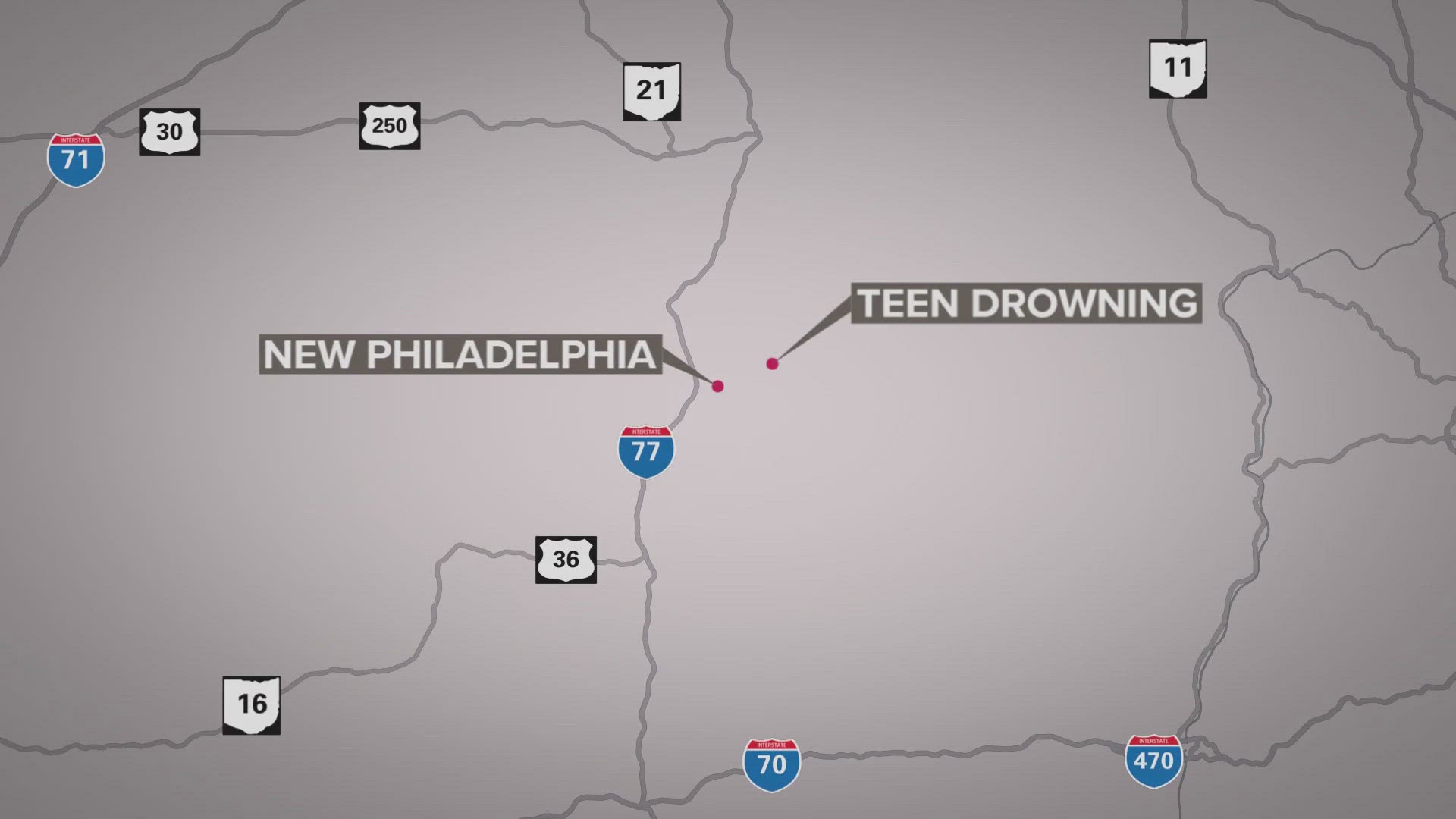 Deputies responded to the lake just outside of New Philadelphia on Sunday and found that the girl had been underwater for "several minutes," officials said.