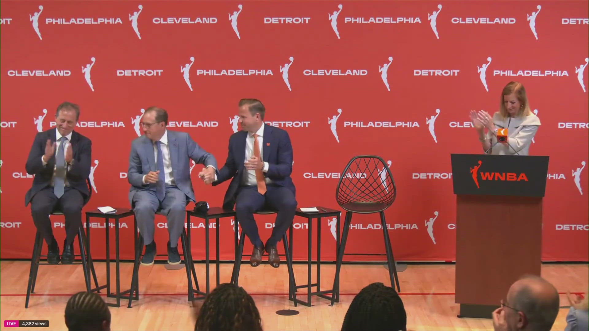 The Cleveland WNBA team will play its home games at Rocket Arena in downtown Cleveland.