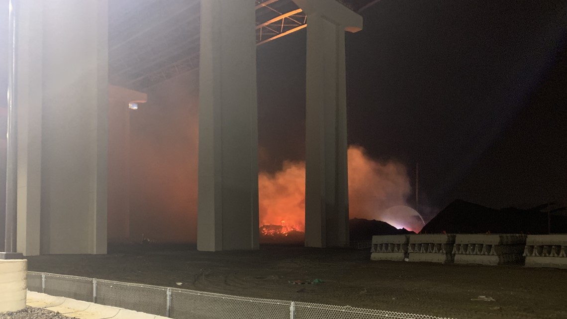 Fire breaks out under I-480 bridge in Valley View: Details developing ...