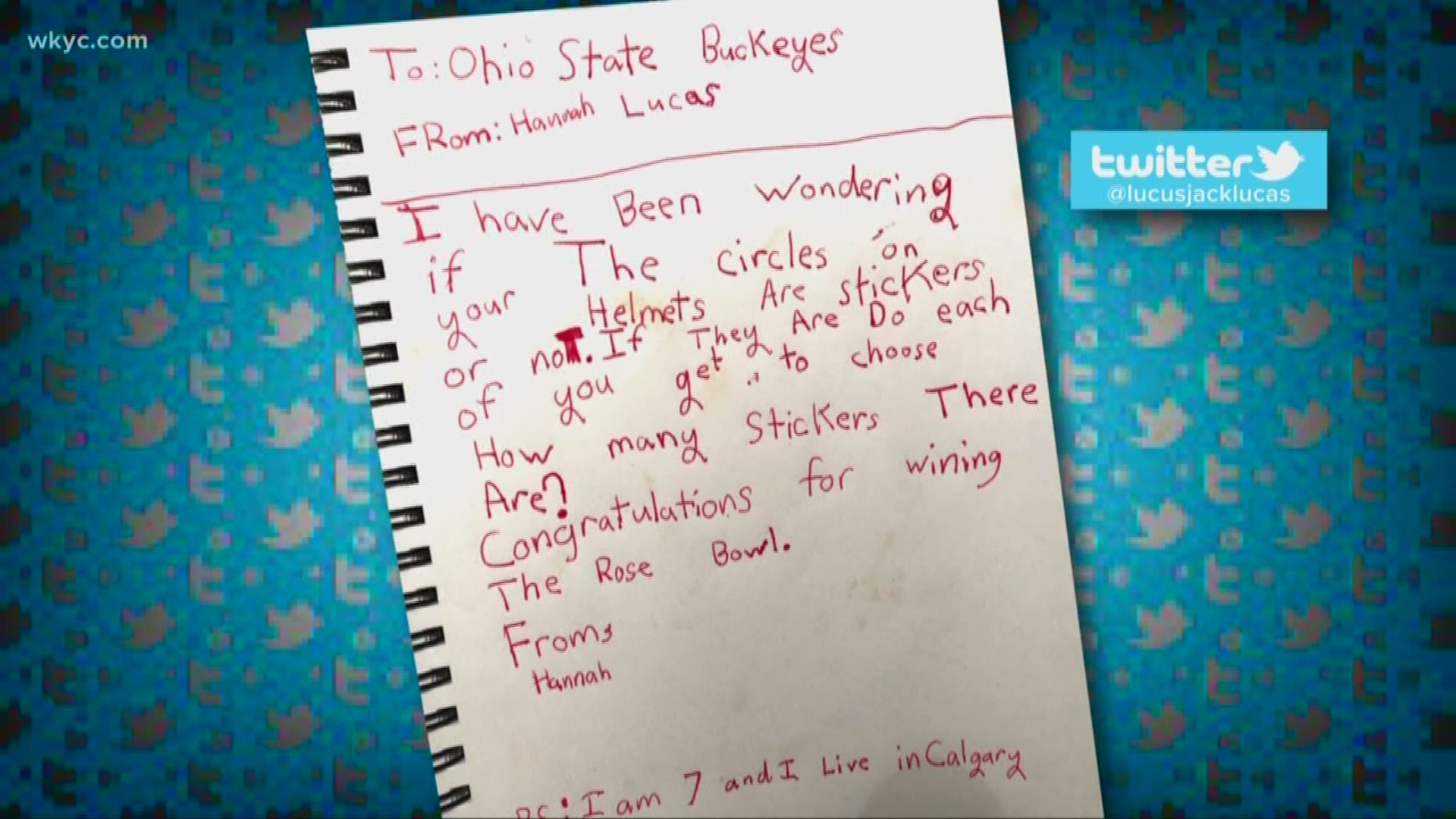 Urban Meyer, Brutus respond to 7-year-old Canadian girl's letter to the Buckeyes