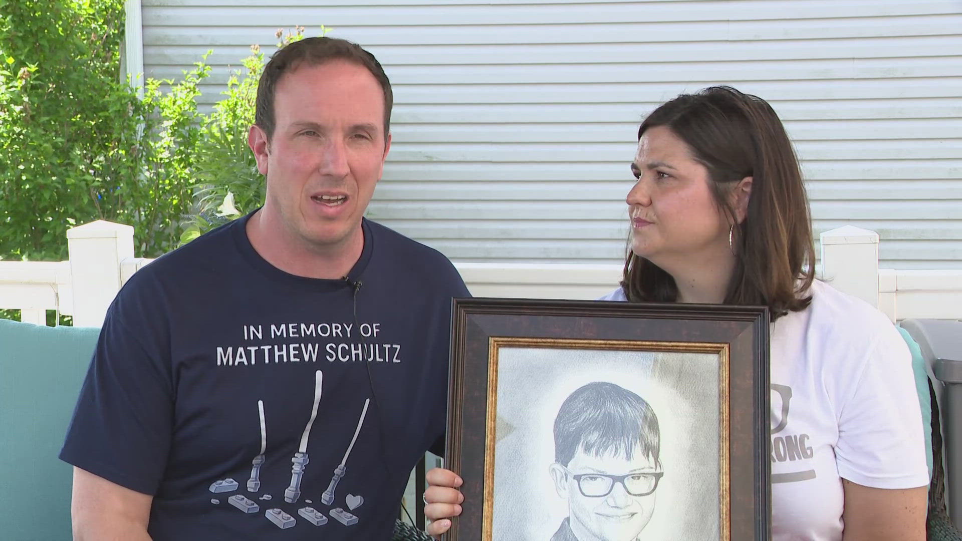 Matthew died after falling from the front of a parade trailer and being run over by the same vehicle. 
