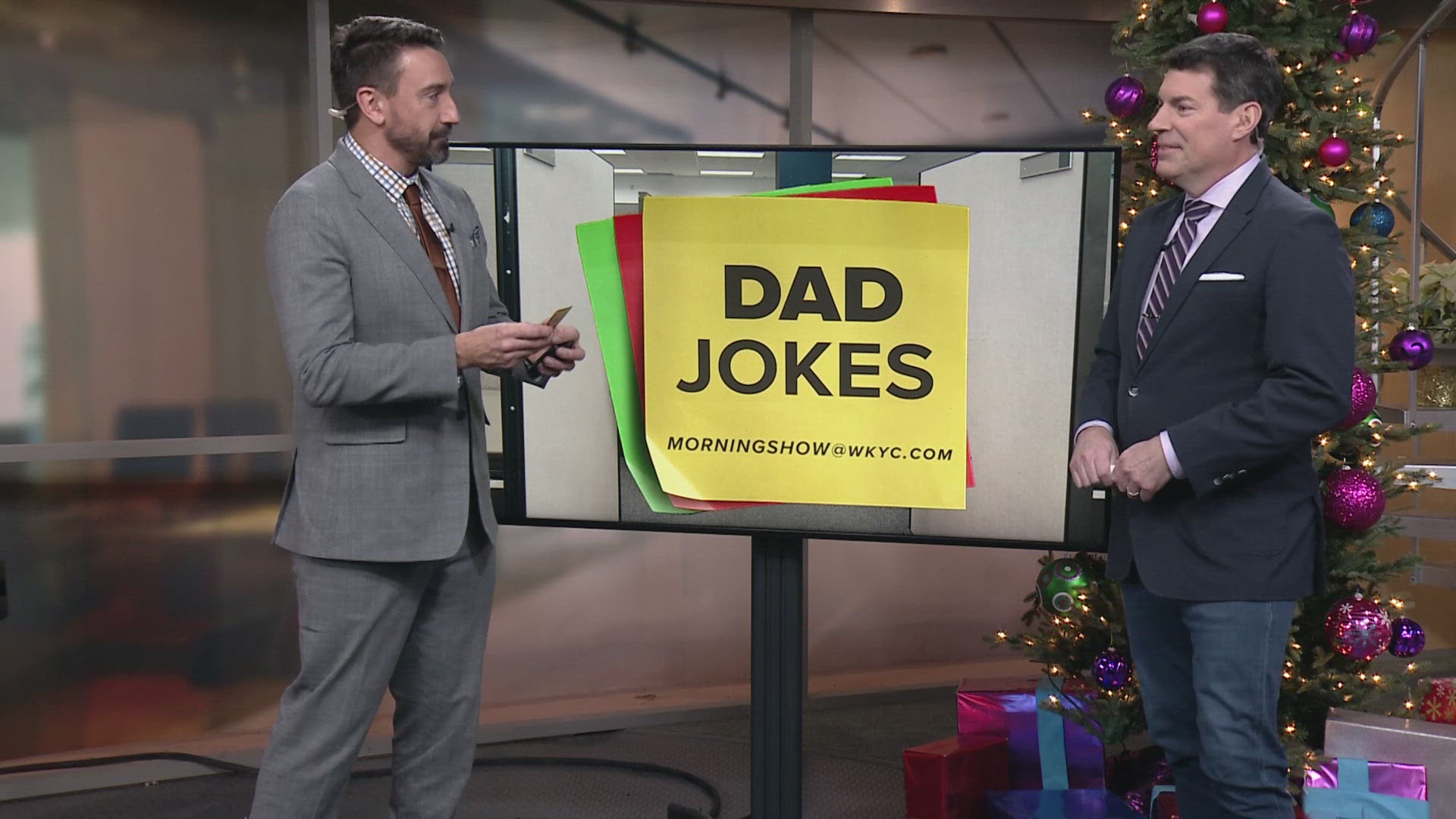 Need a quick laugh? We've got you covered! Check out these dad jokes with 3News' Matt Wintz and Dave Chudowsky at WKYC Studios in Cleveland.