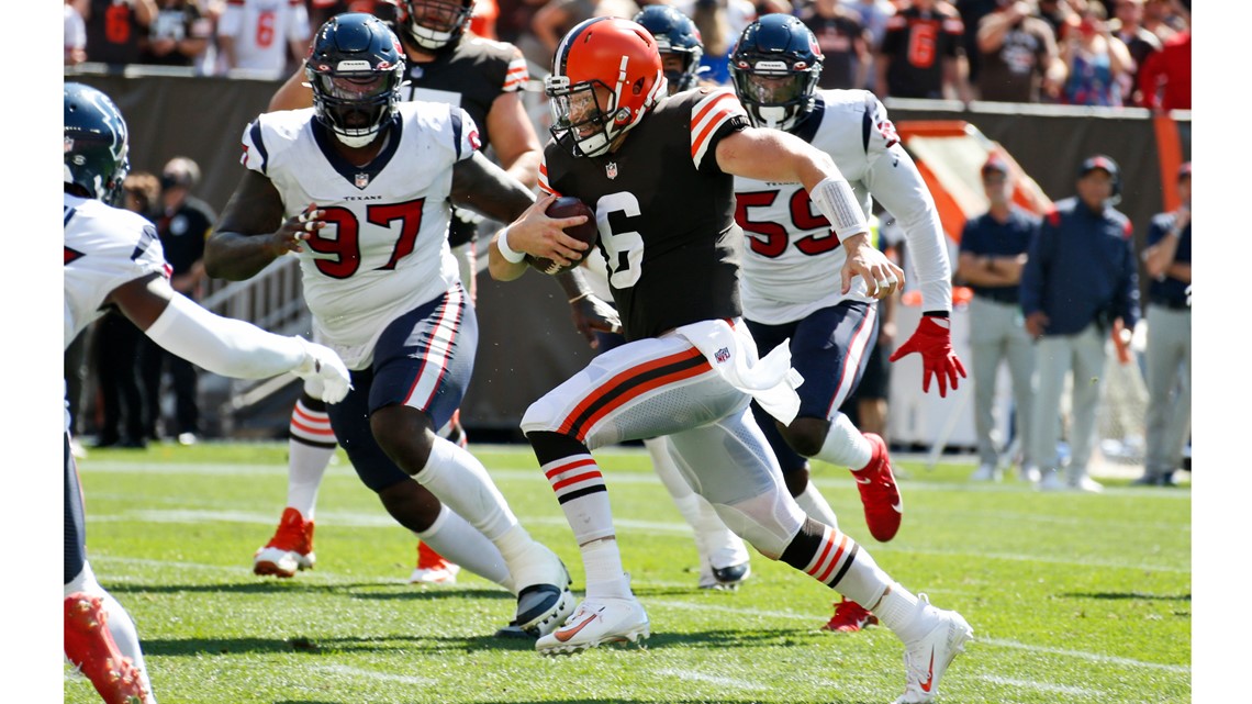 Browns overcome sloppy first half to down Texans, 31-21, in home