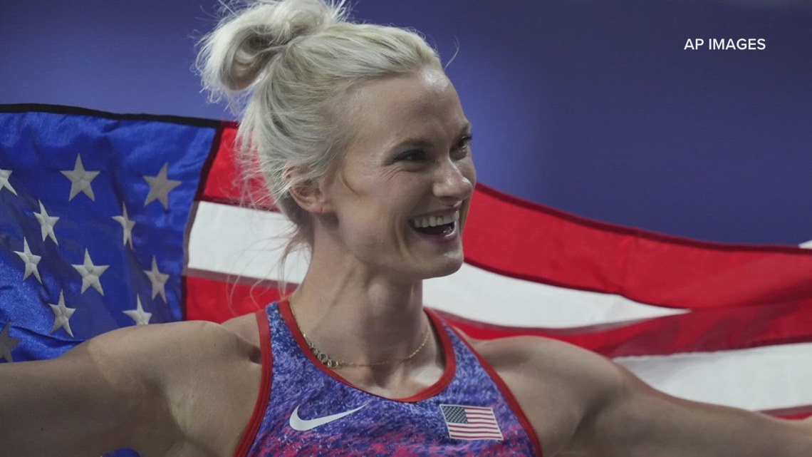 Olmsted Falls native Katie Moon wins silver medal in women's pole vault ...