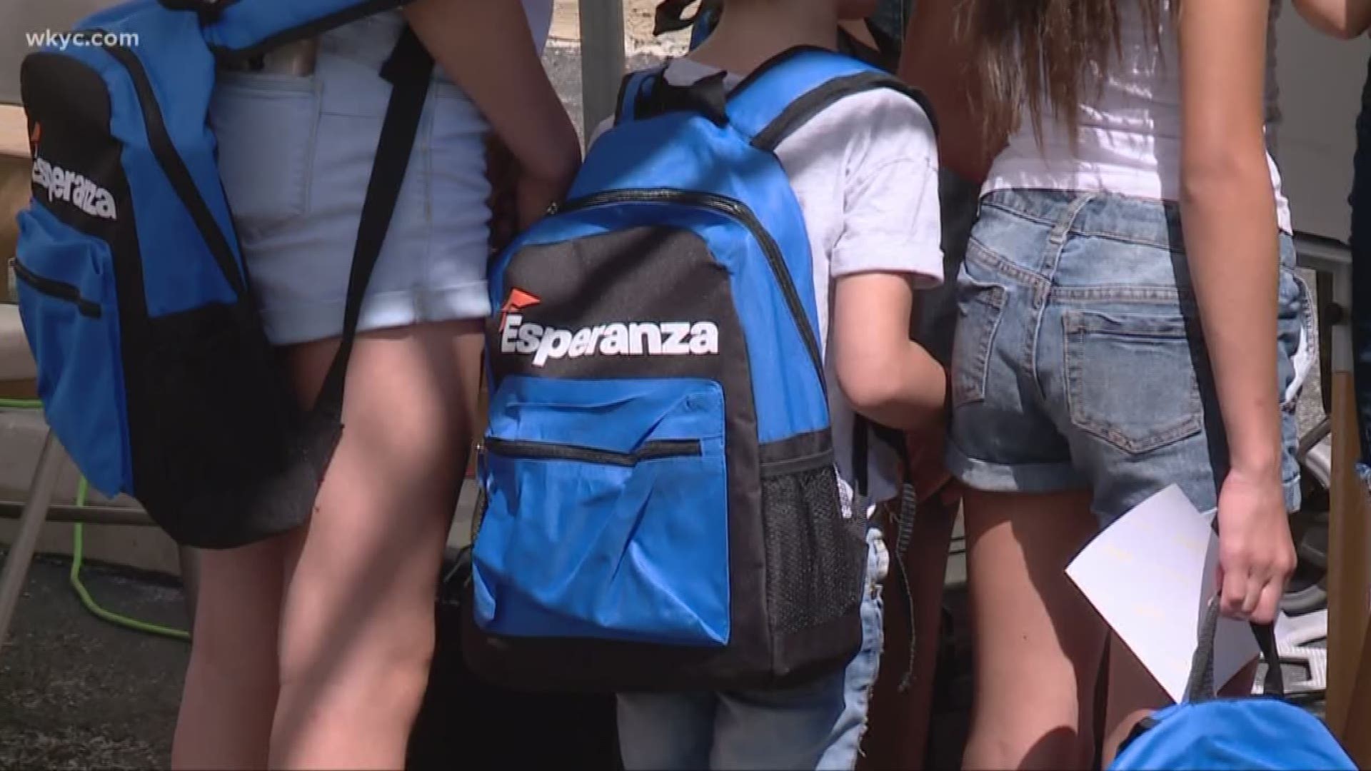 Esperanza gave more than 1,000 kids free backpacks filled with supplies at its annual back-to-school event.