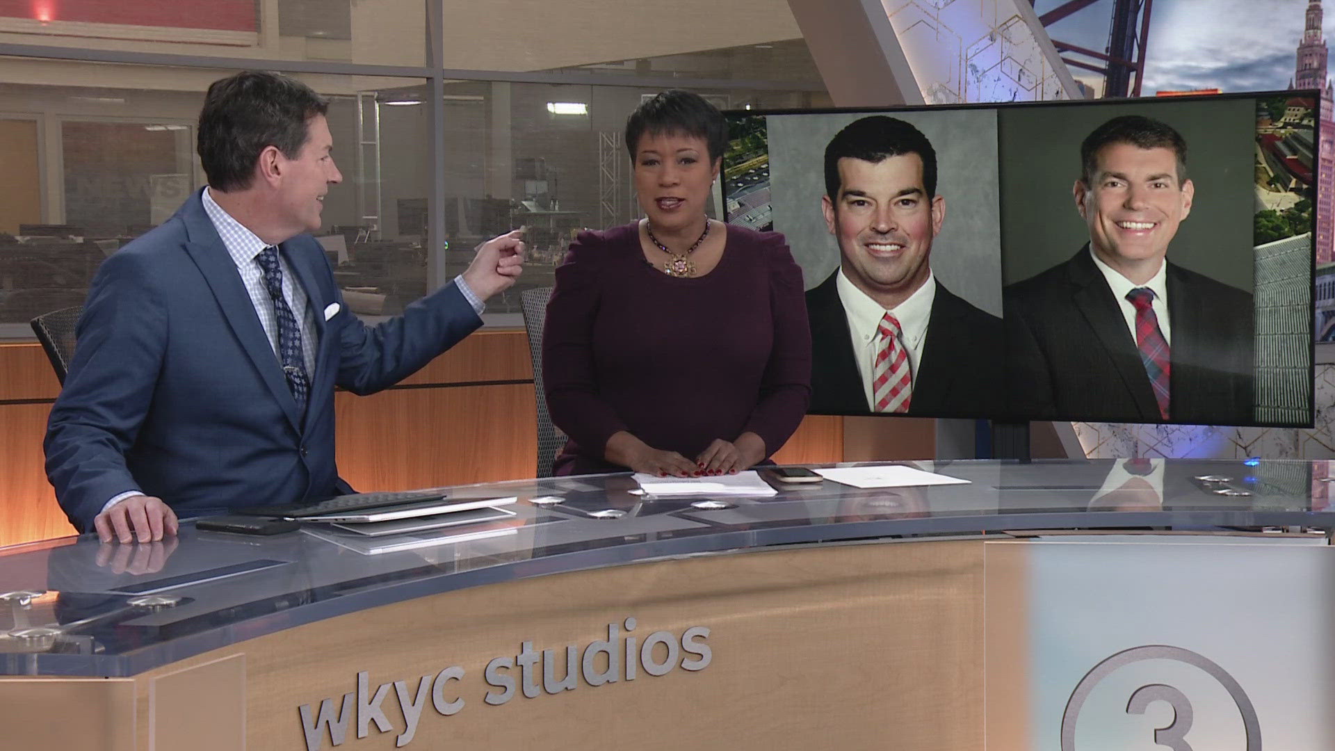 3News' Dave Chudowsky has heard for years that he looks like Ohio State football coach Ryan Day. And he really does.