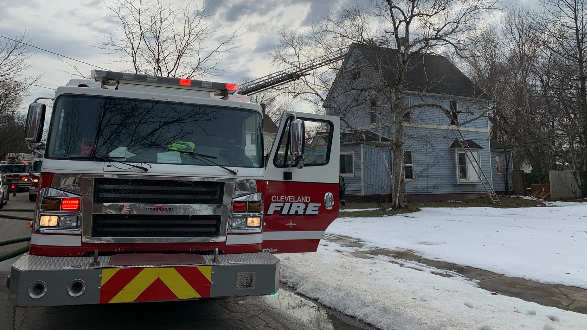 2 dogs rescued from house fire on Cleveland's east side | wkyc.com
