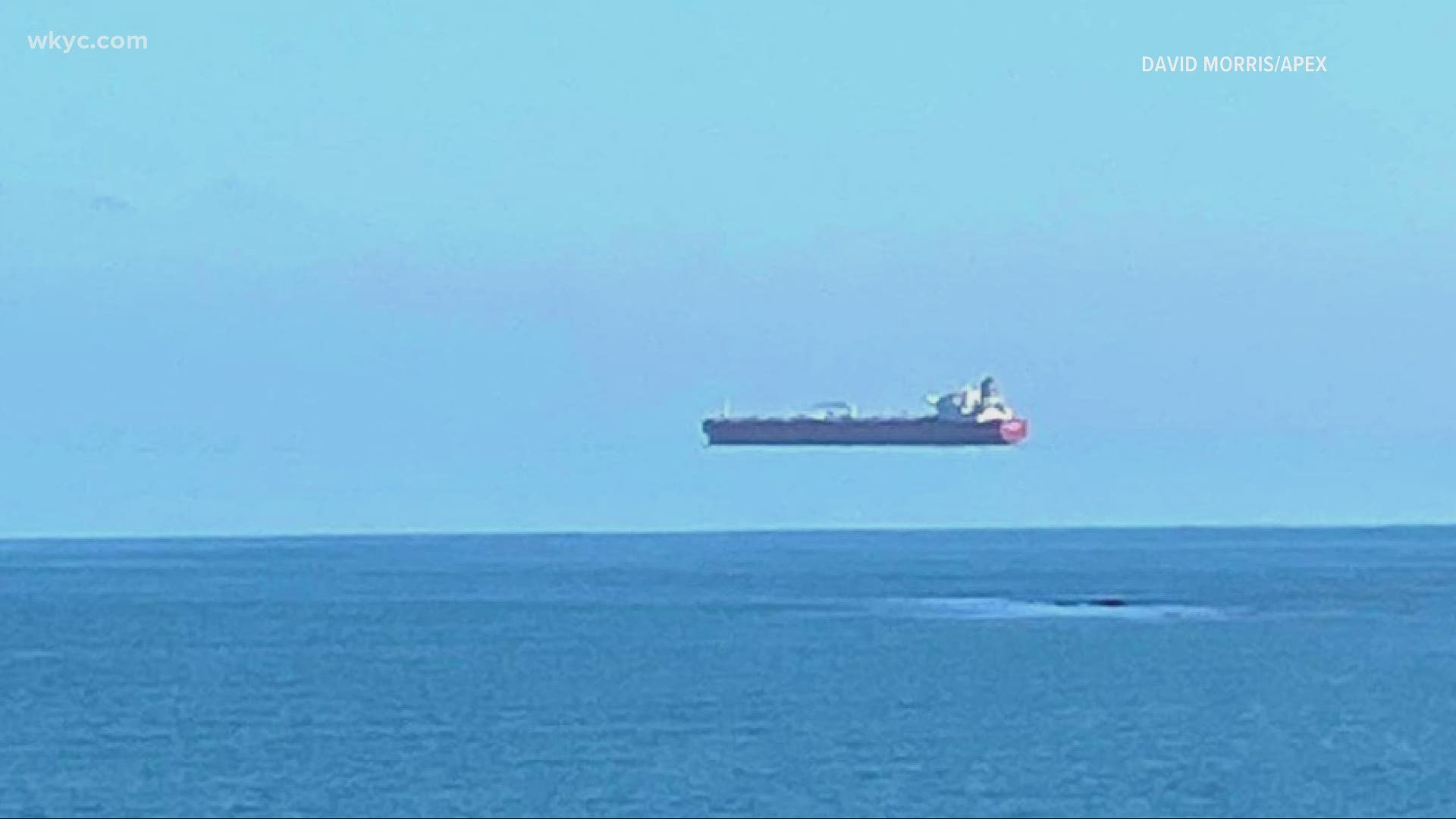 Our Jay Crawford noticed a picture of a ship that appeared to be floating on air over the water in the UK. And it's not photoshopped. Matt Standridge investigates.