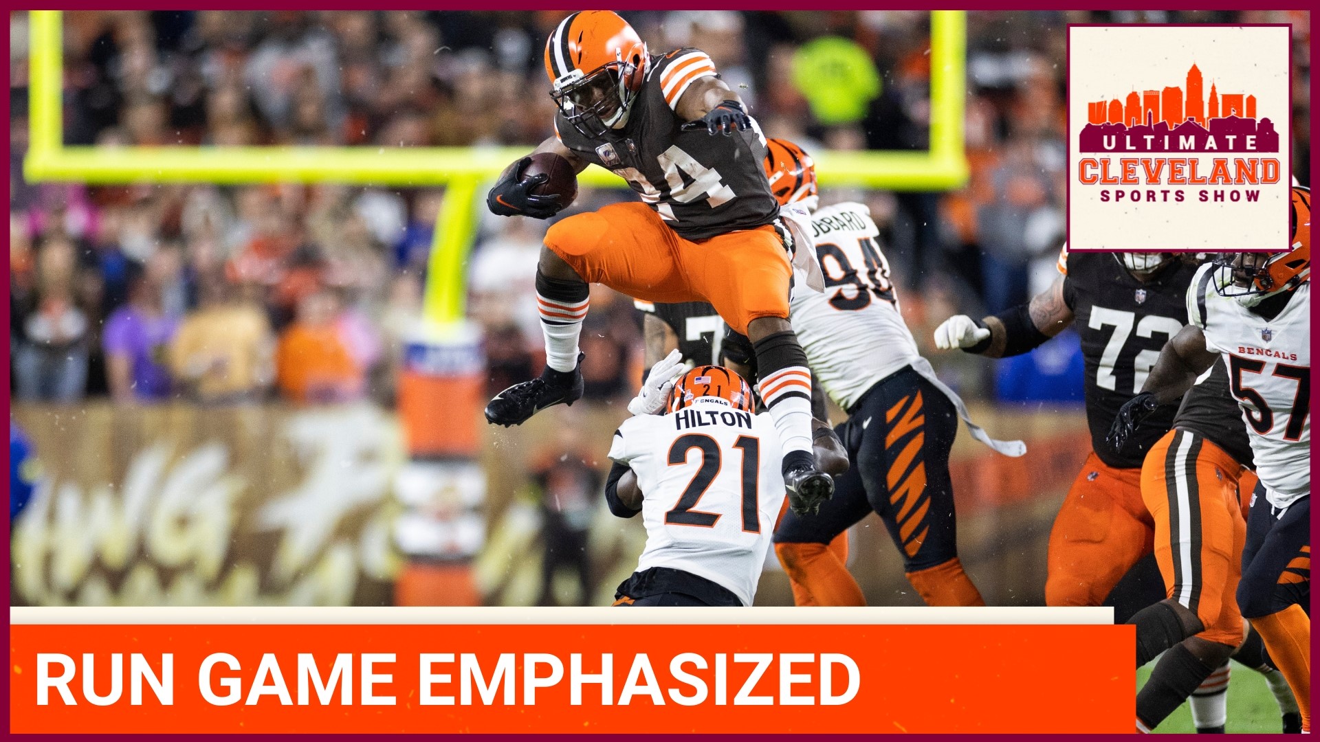 WATCH: Nick Chubb puts the Browns on top vs. Bengals on direct snap