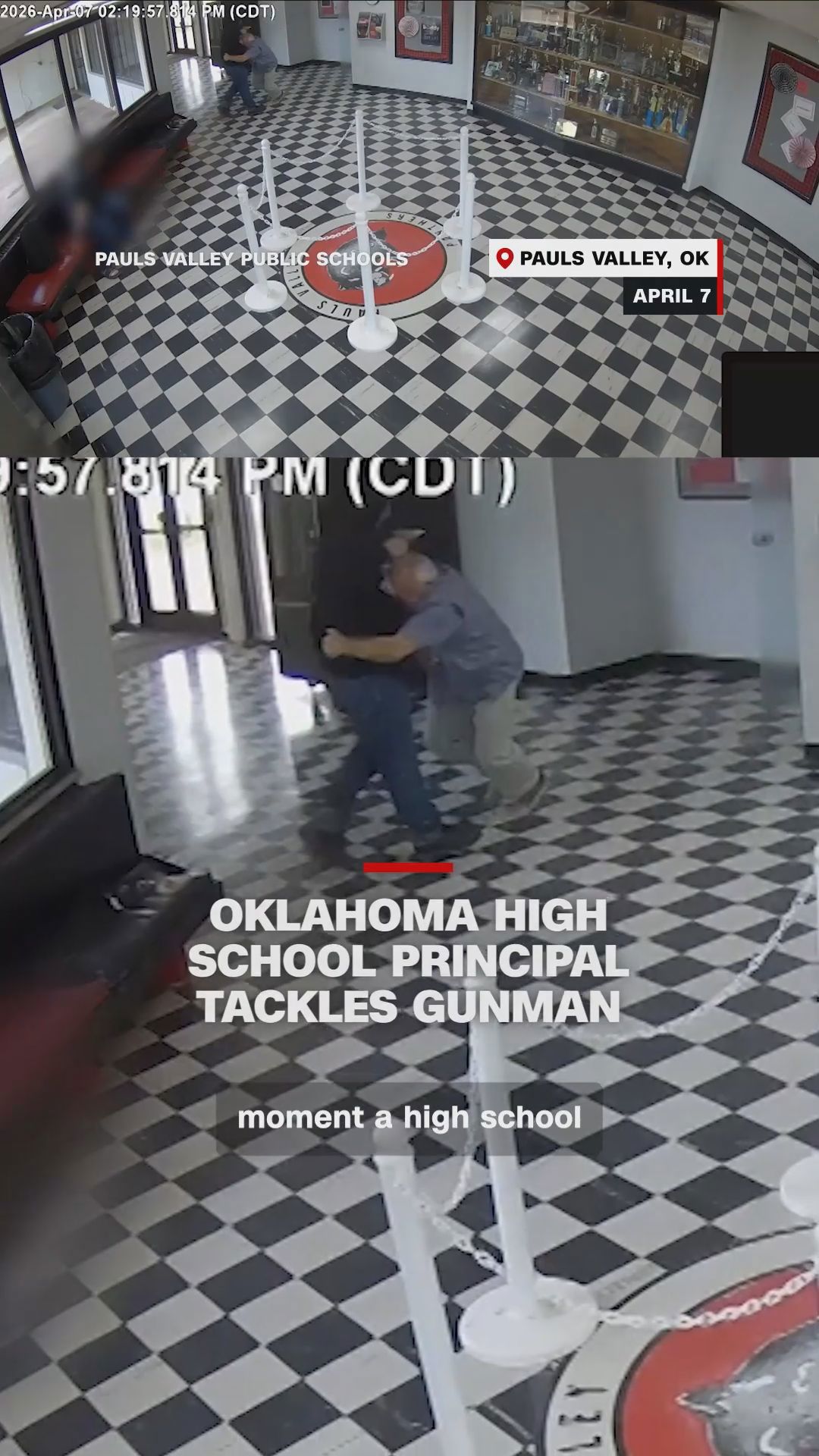 Oklahoma high school principal tackles gunman in school's lobby | wkyc.com