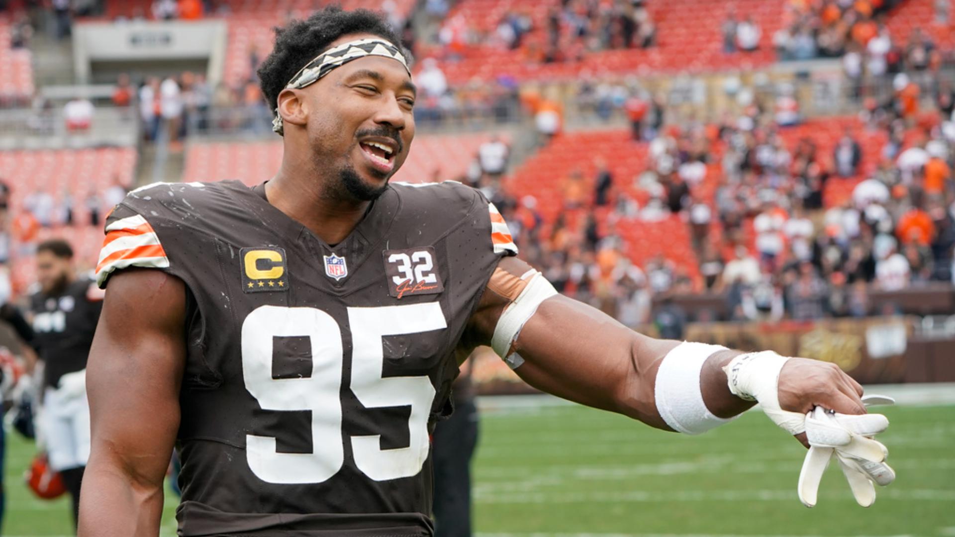 Cleveland Browns, DE Myles Garrett agree to record contract extension