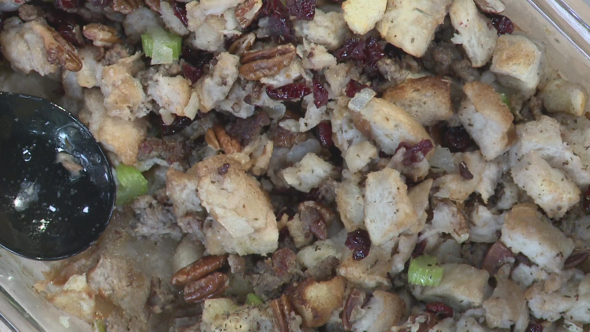 Payton Domschke has a new stuffing recipe that was sent in by a viewer, Ginger.