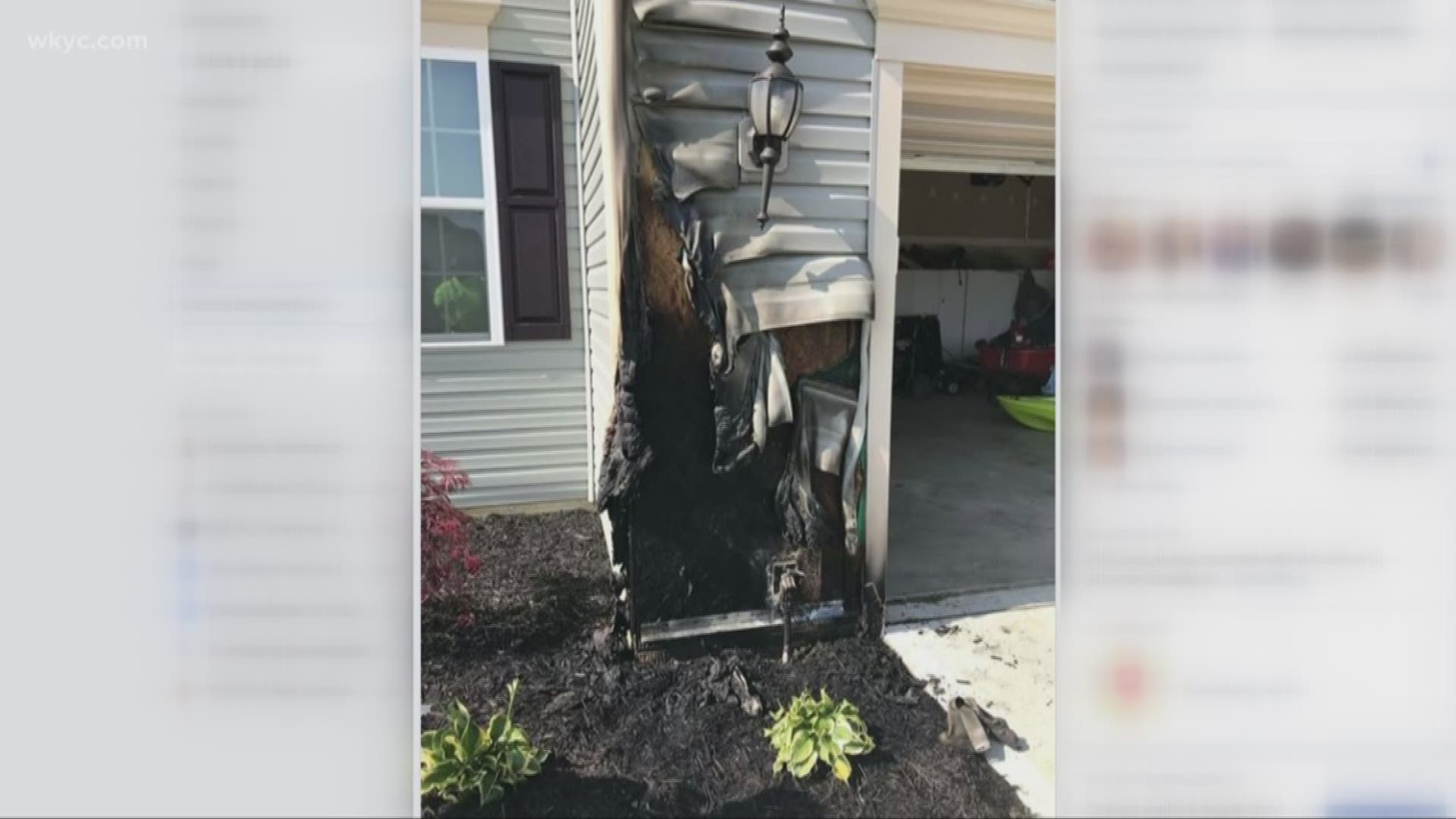 Did black mulch spontaneously combust, causing Medina house fire?