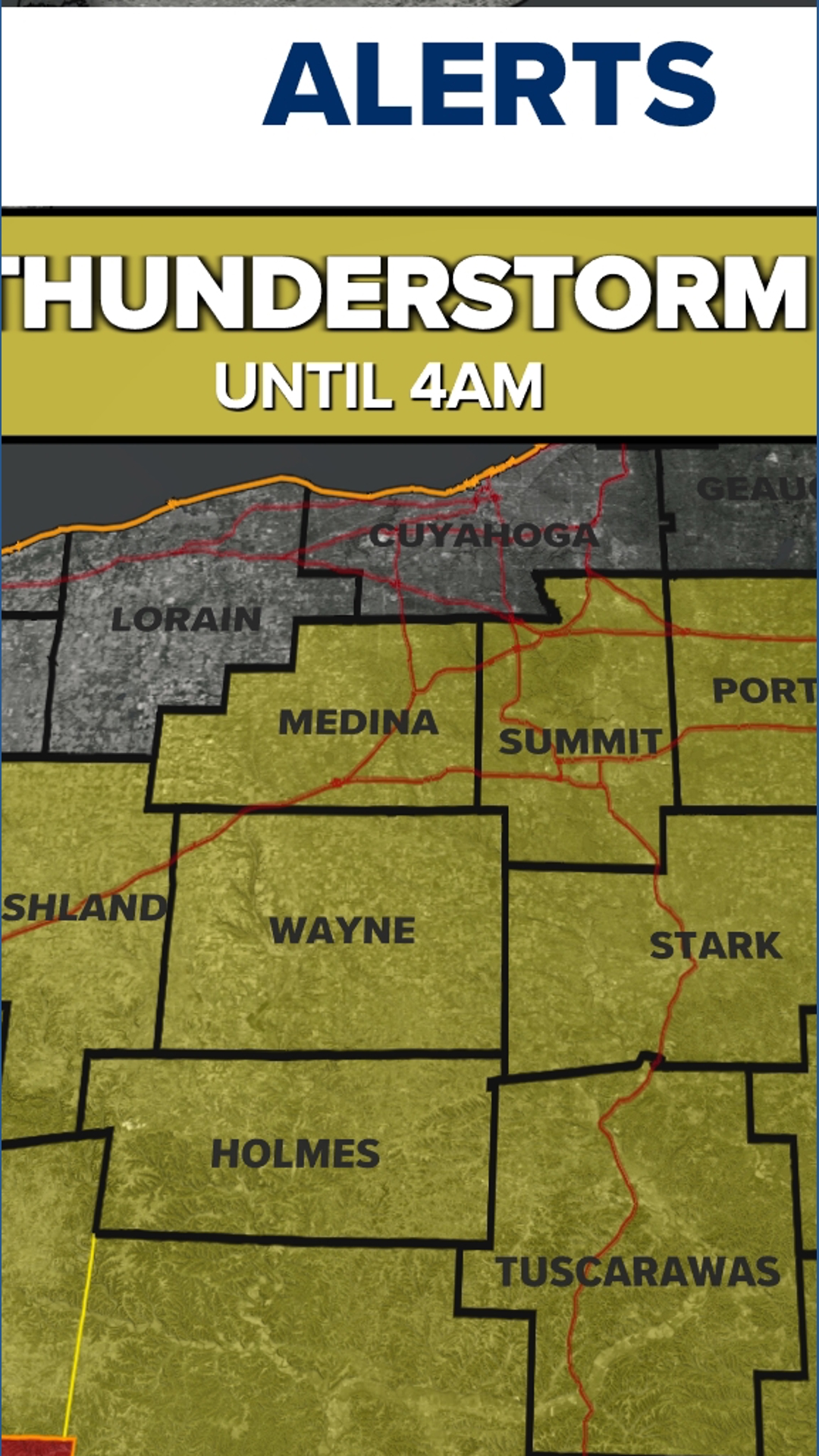 Weather Impact Alert: Northeast Ohio braces for severe thunderstorms ...