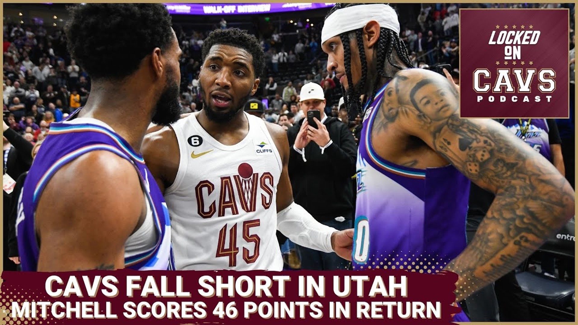 Chris Manning discusses the Cavs’ loss to the Jazz in Donovan Mitchell’s return to Utah and more team updates.