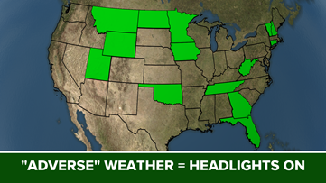 Headlights and windshield wipers: state-by-state laws | wkyc.com