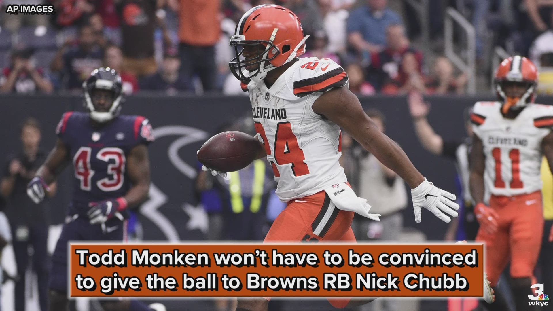 Known for his "throw to win" mindset, new Cleveland Browns offensive coordinator Todd Monken won’t have to be convinced to give ball to running back Nick Chubb.