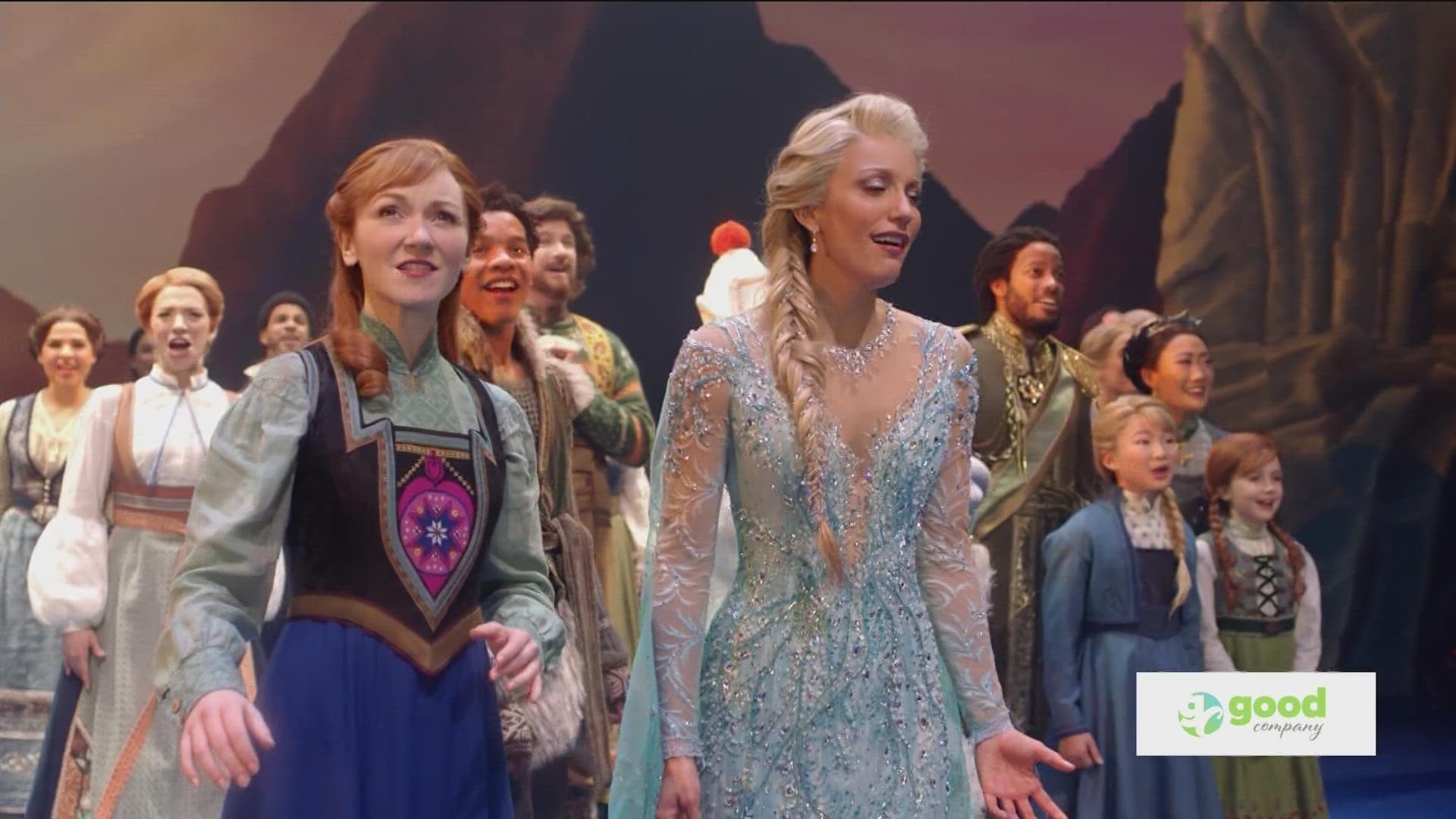 Joe goes backstage with Caroline Bowman who plays Elsa in the current production of Disney's Frozen at running at Playhouse Square!