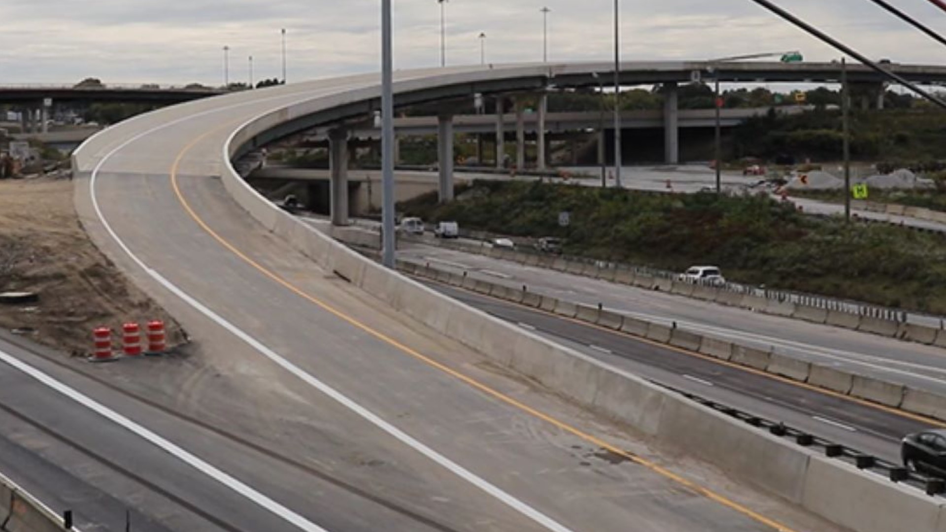 I76 east ramp bridge to State Route 8 north now open as part of Akron