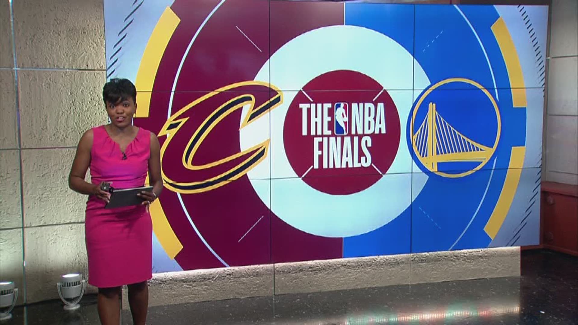 May 31, 2018: Crews spent the day prepping Quicken Loans Arena for the NBA Finals as the Cleveland Cavaliers battle the Golden State Warriors.