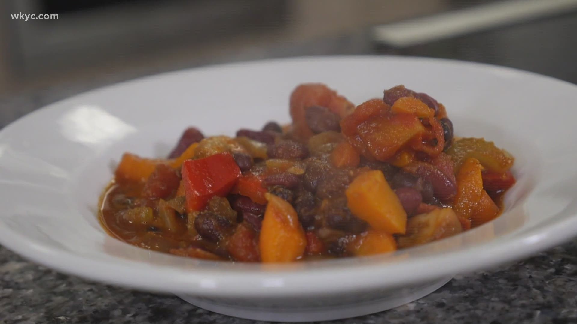 Feb. 26, 2021: Looking for some good comfort food? Cleveland Central Kitchen is sharing this simple recipe for vegetarian chili.