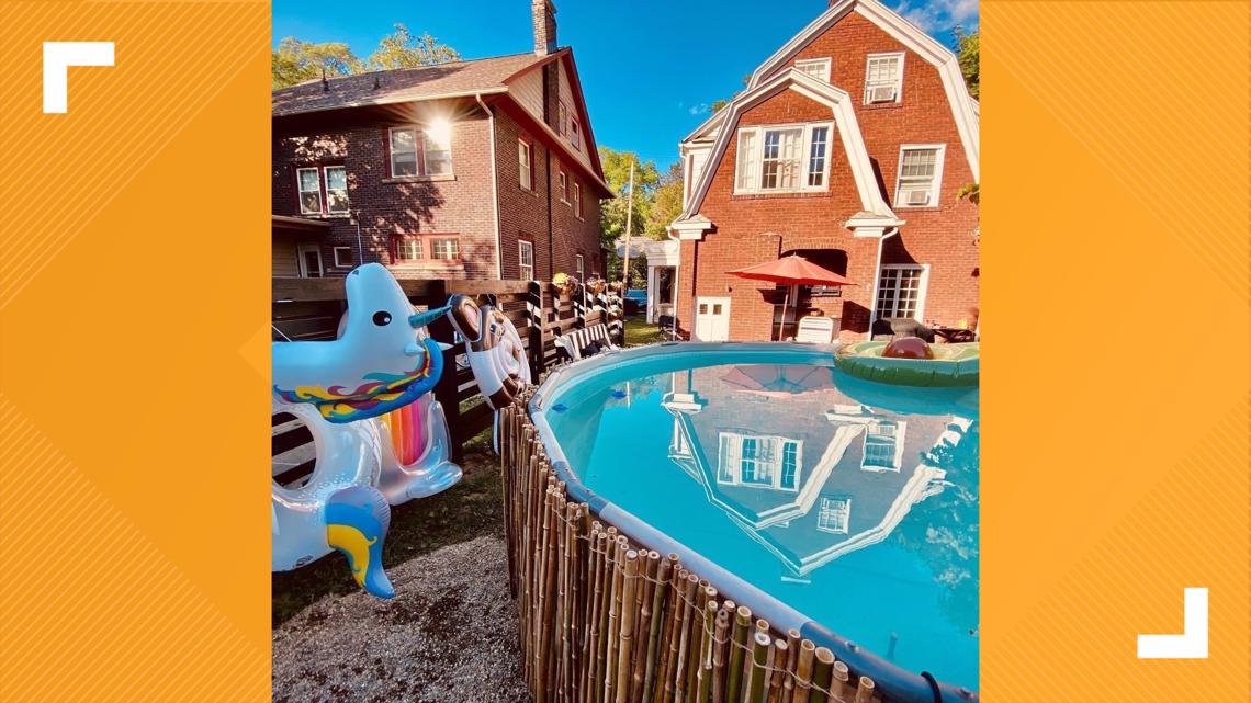 'COVIDcabana' Akron family creates a backyard oasis