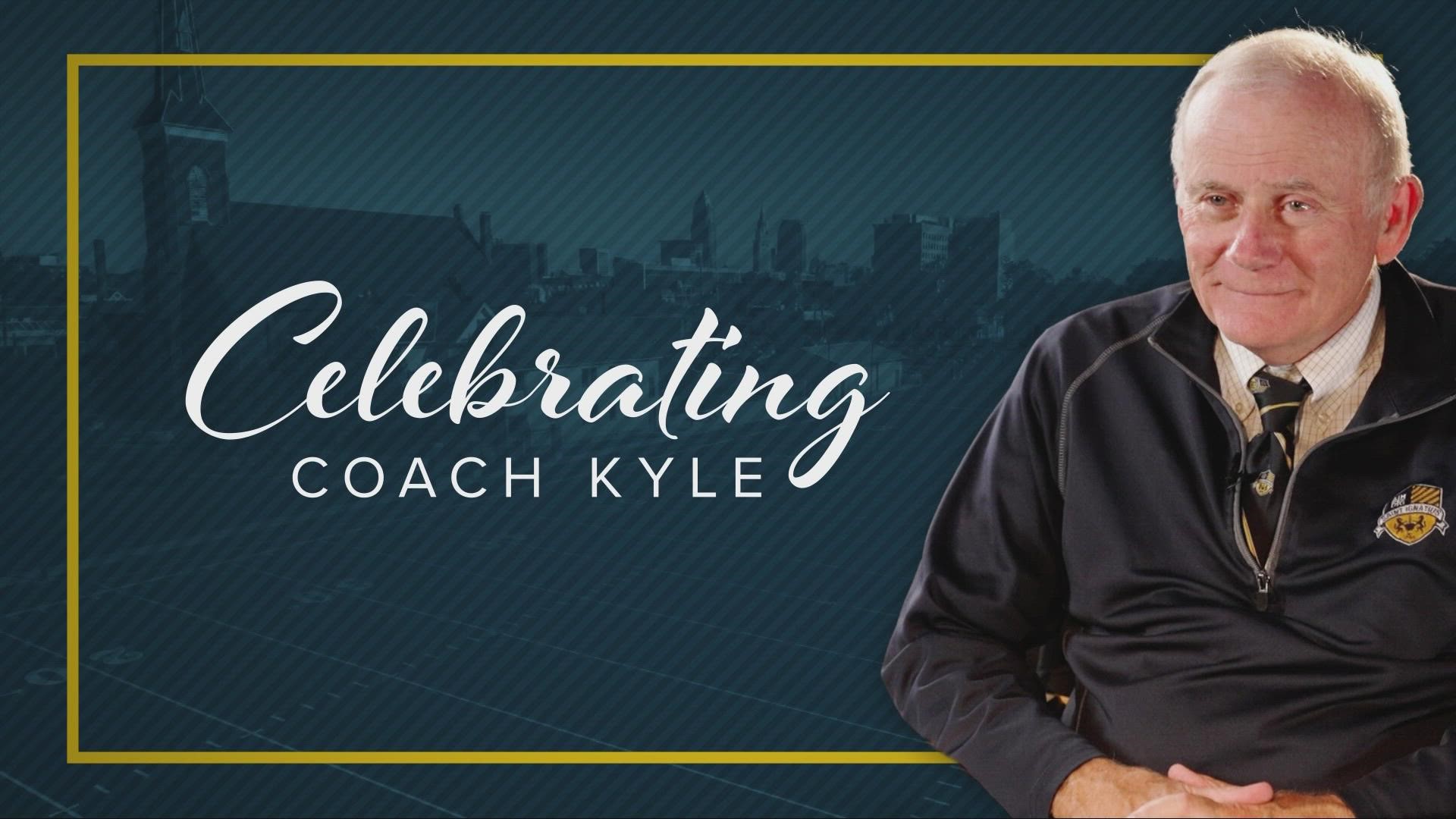 Kyle is set to coach his final regular-season game Friday night in Cleveland.