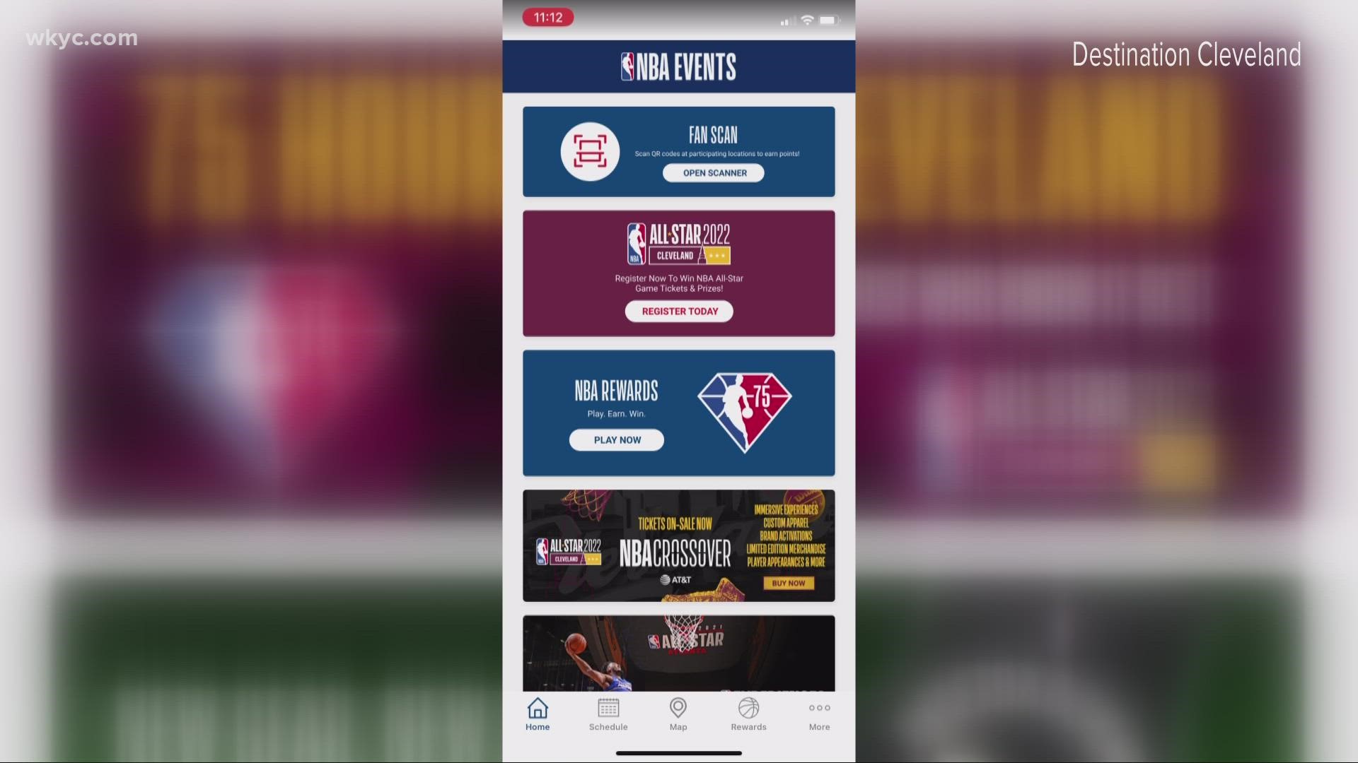 The NBA Events app is your tool to help guide you through what is sure to be a good time!