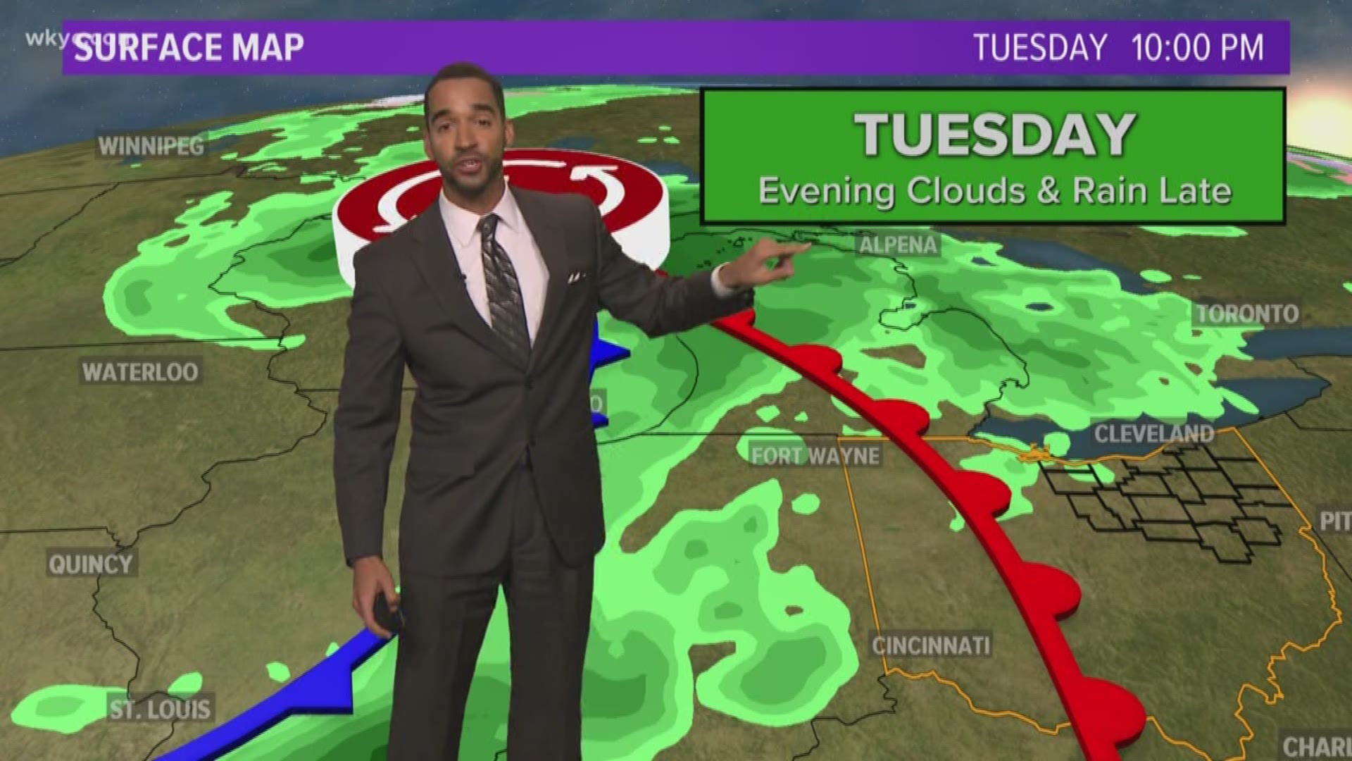 Northeast Ohio is starting to see the fruits of the seasonal changes. Michael Estime has a look at your extended forecast tonight at  6 p.m.: October 14, 2019
