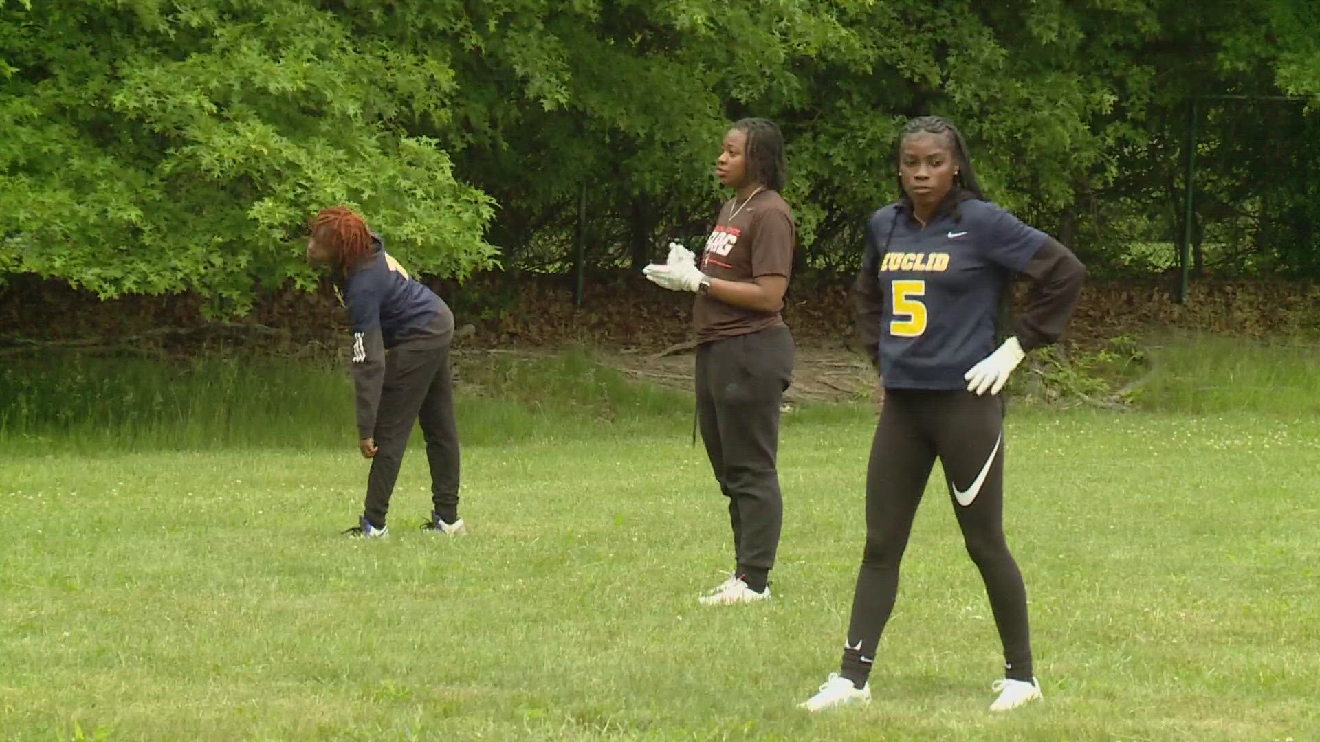 Since there we no local leagues for them, they created 'Girls on the Turf.'