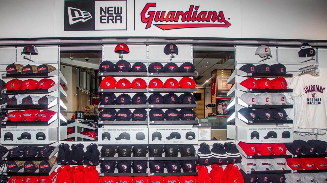Cleveland Indians merchandise on clearance sale after team officially  becomes Guardians 