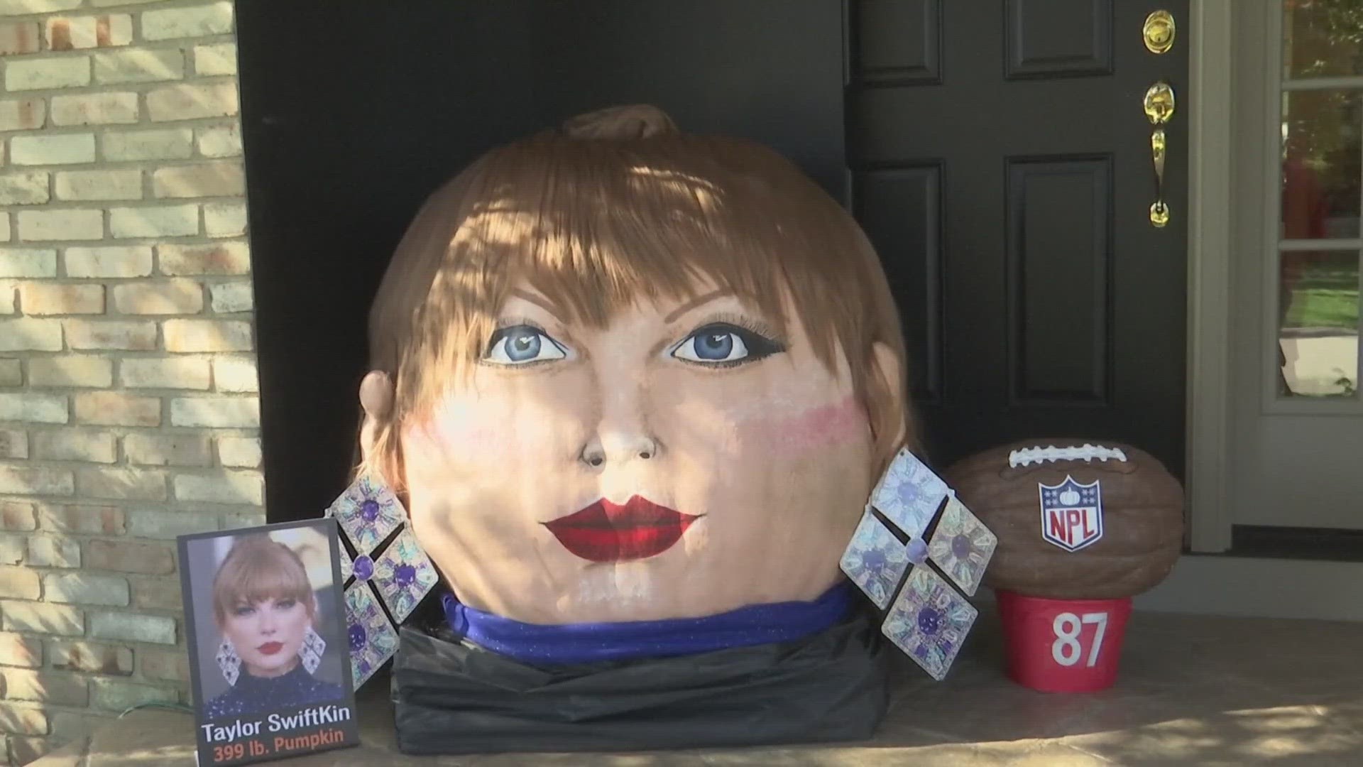 A Dublin artist has taken pumpkin decorating to a whole new level with this year’s celebrity pumpkin display.
