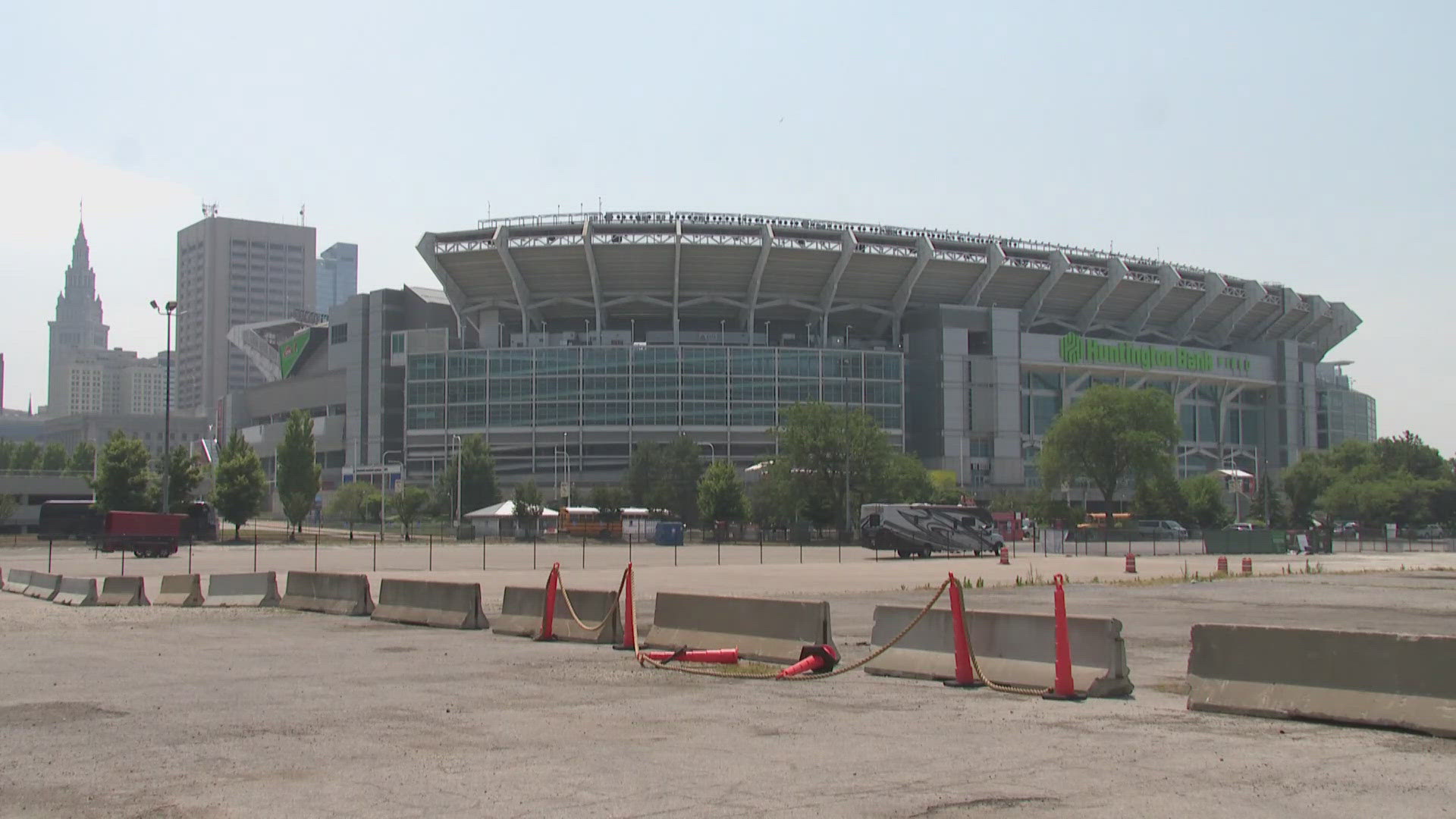The City of Cleveland says the current land that's home to Huntington Bank Field is "expected to be demolished in 2029 if the Browns move to Brook Park."