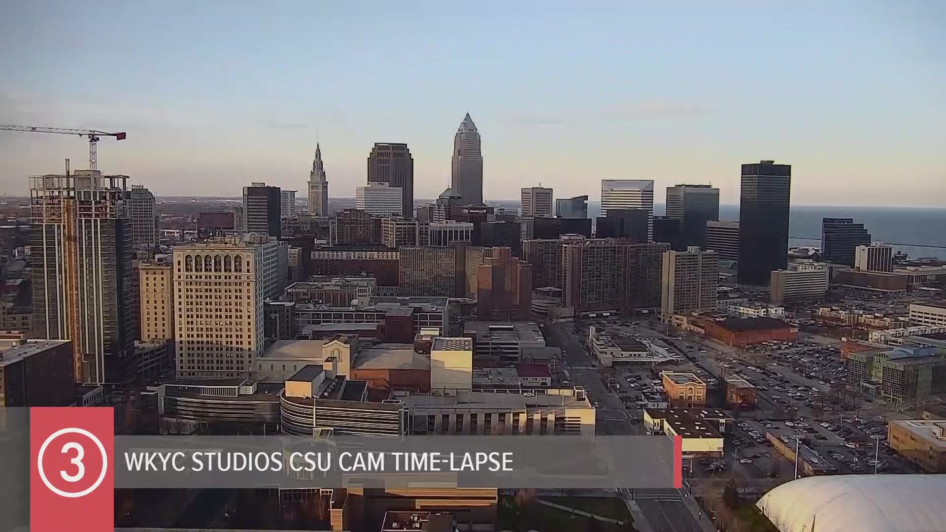 Take :30 seconds and enjoy our Monday time-lapse for January 6th from the WKYC Studios CSU Cam. #3weather