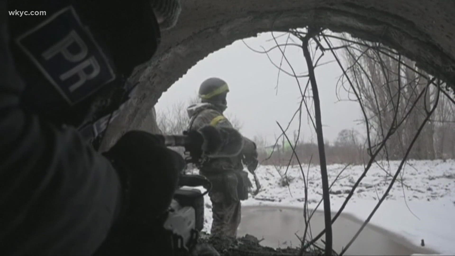 3News' Lydia Esparra reports on how Ohioans are sending supporting to Ukraine