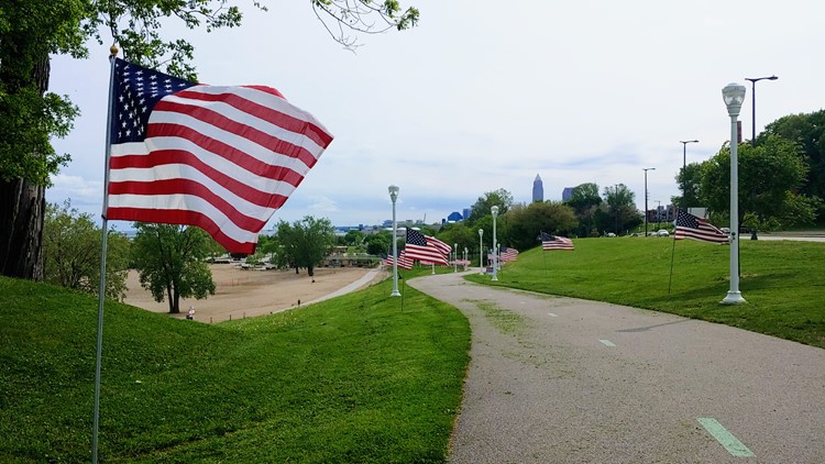 NEOPAT to honor fallen veterans with Memorial Day flag display at Edgewater Park