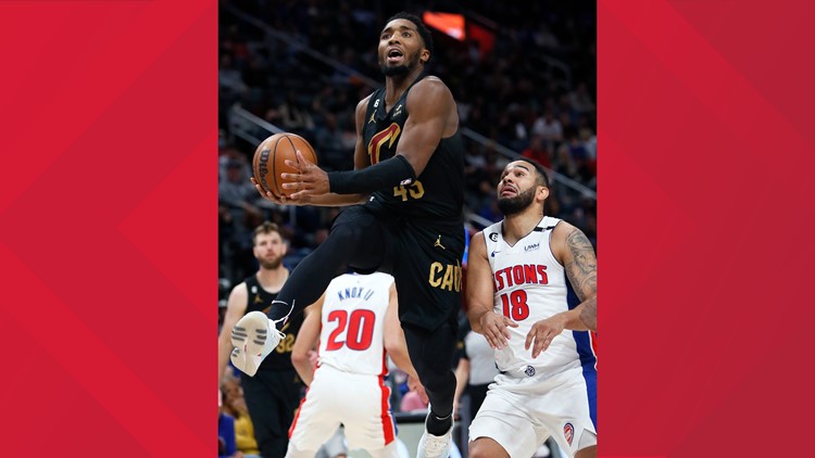 Cleveland Cavaliers defeat Detroit Pistons 102-94 behind Donovan Mitchell, Evan Mobley's offensive outburst