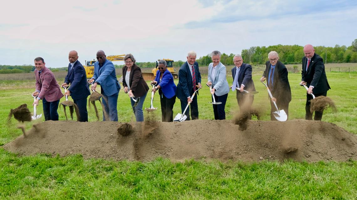 Ohio Gov. Mike DeWine attends groundbreaking ceremony for downsized juvenile correctional facilities in Greater Cleveland