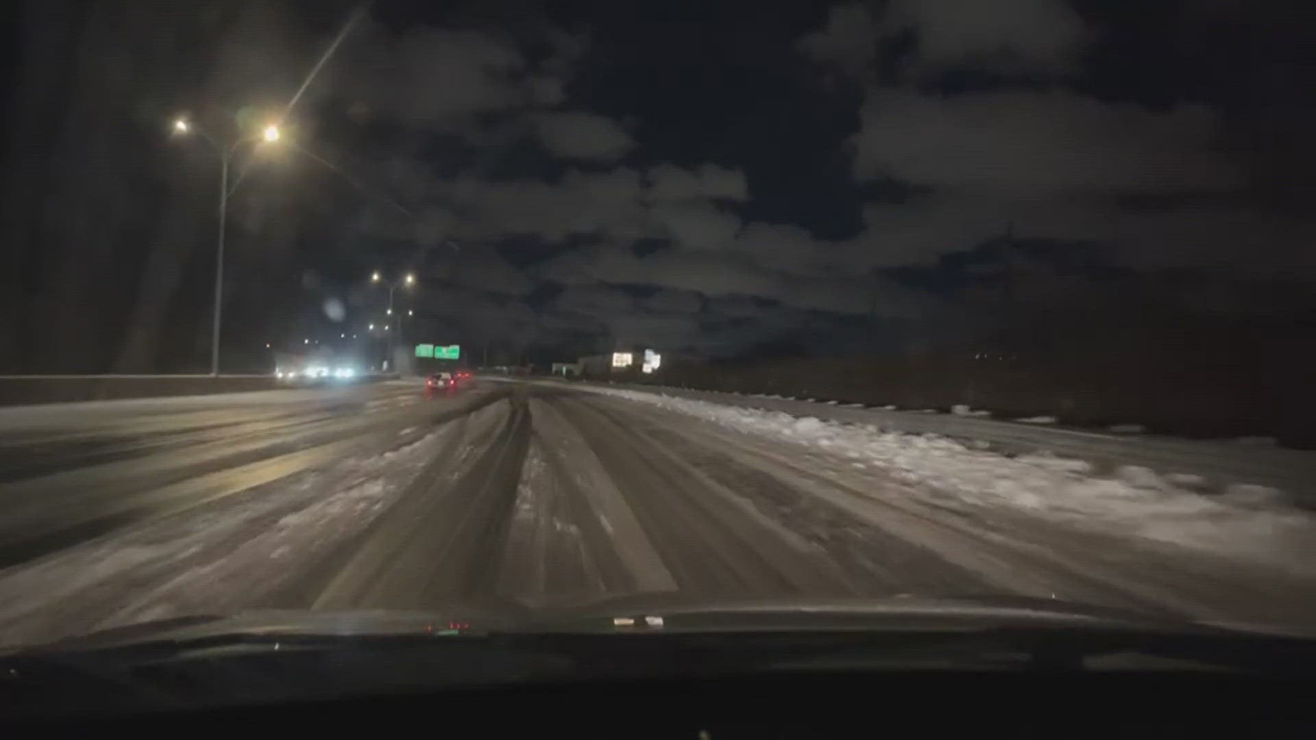 Slick traffic conditions after overnight snow: 5 a.m. update in ...